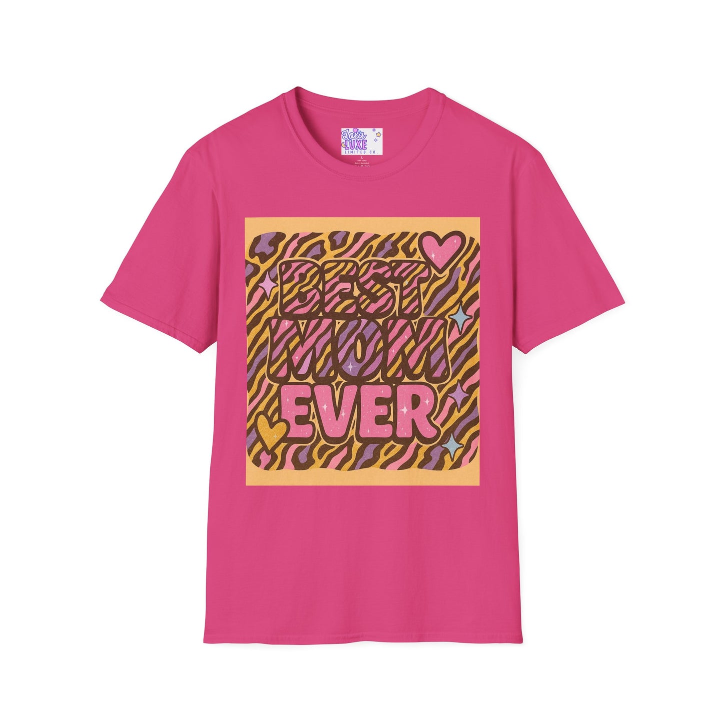 Best Mom Ever Unisex Softstyle T-Shirt - Perfect Gift for Mother's Day Glam Tee