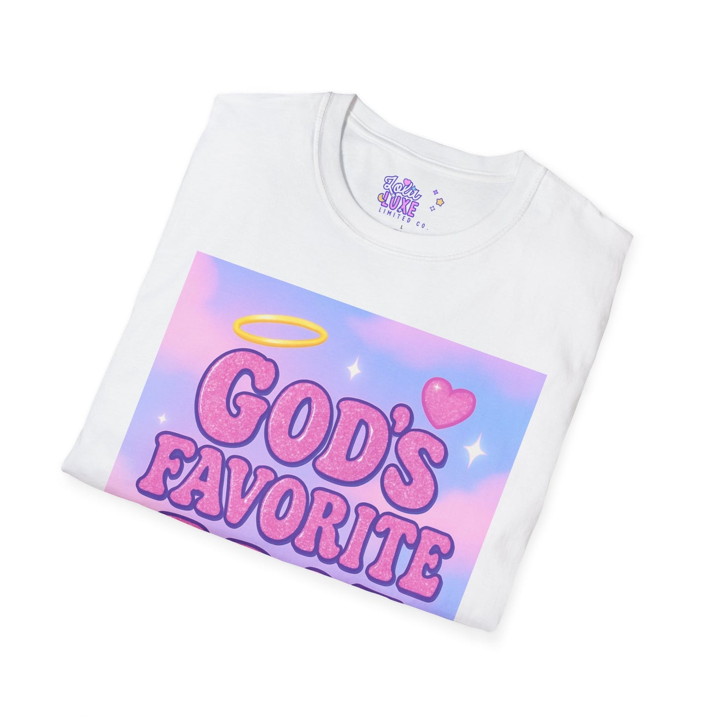 God's Favorite Brat T-Shirt | Unisex Softstyle Glam Tee