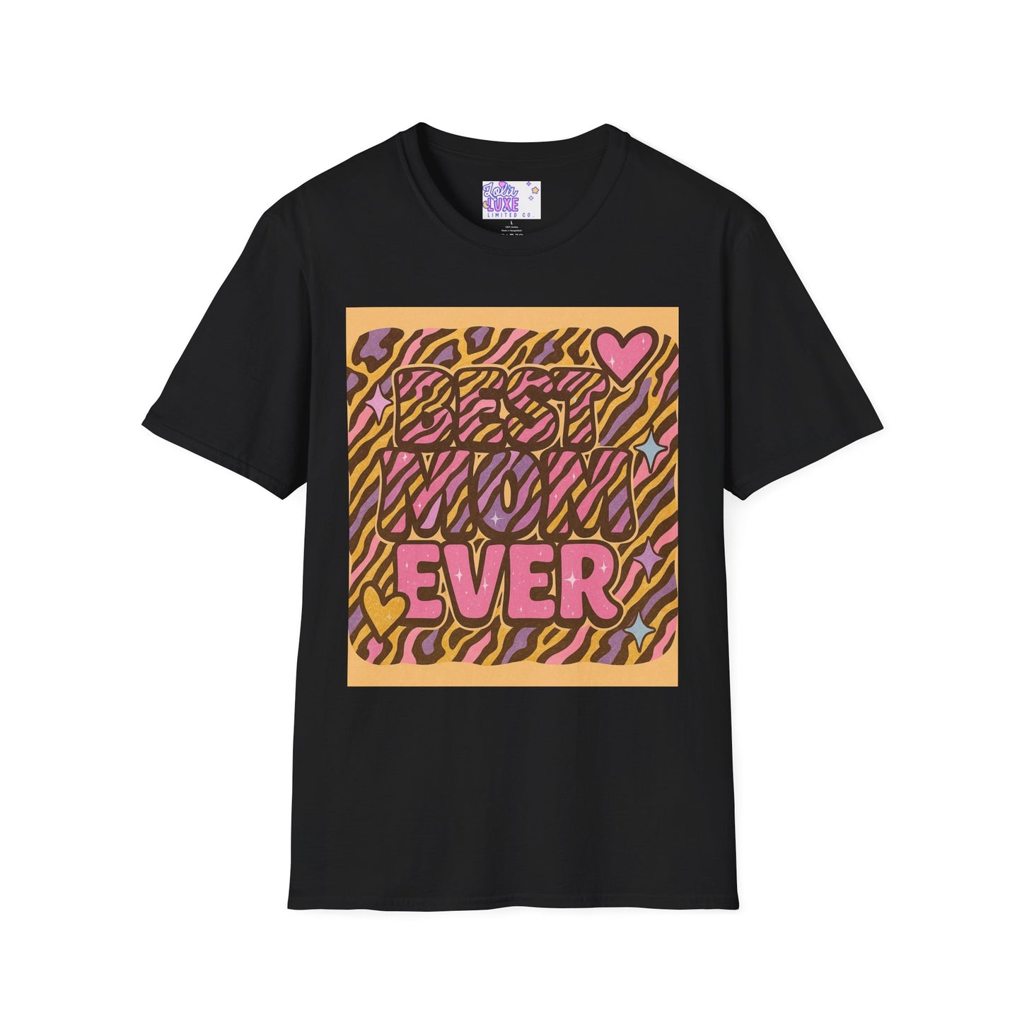 Best Mom Ever Unisex Softstyle T-Shirt - Perfect Gift for Mother's Day Glam Tee