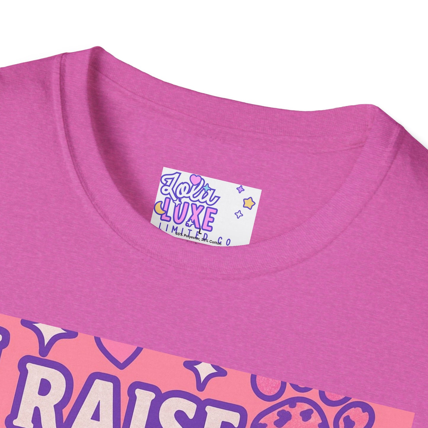 I Raise Dogs and Standards T-Shirt | Unisex Softstyle Glam Tee for Dog Lovers