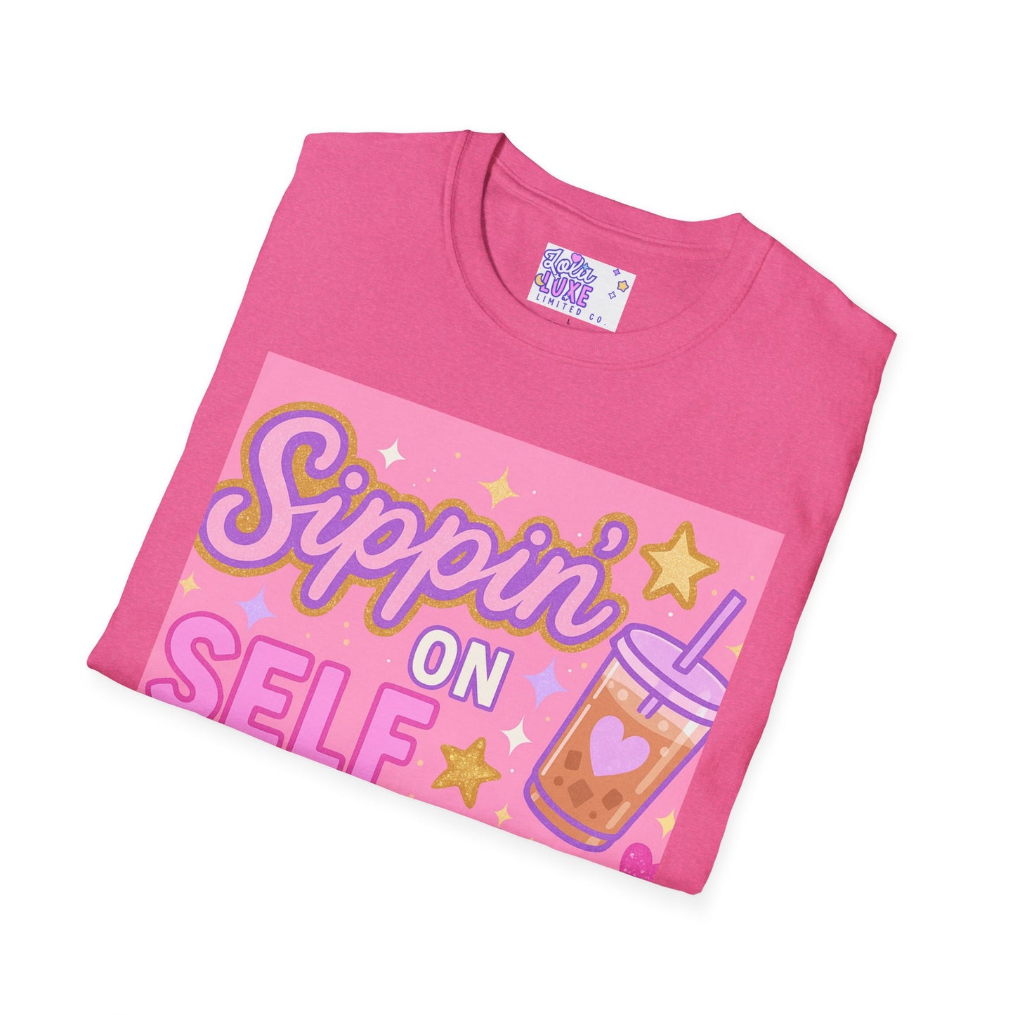 Self Worth Unisex Softstyle T-Shirt - Positive Affirmation Glam Tee