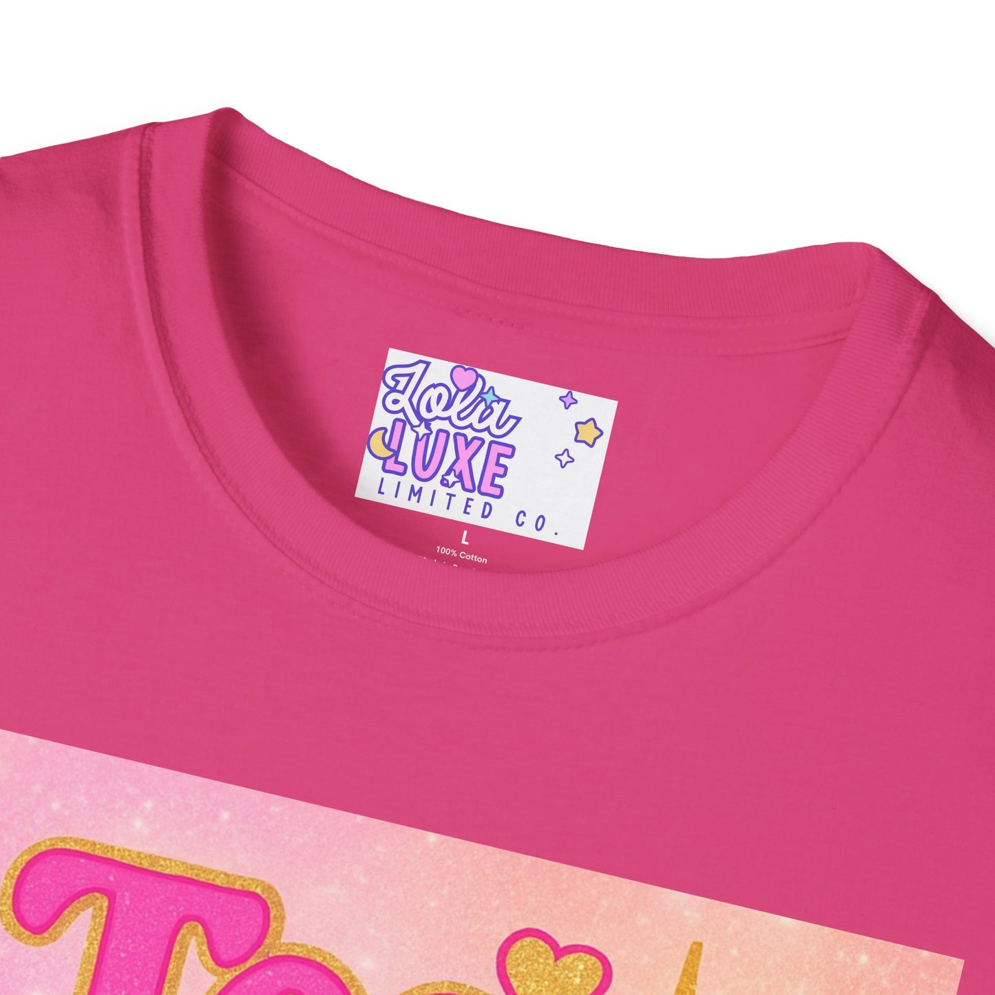 Too Cute to Be Broke Unisex Softstyle Glam Tee - Fun Casual Tee for Trendy Fashion Lovers