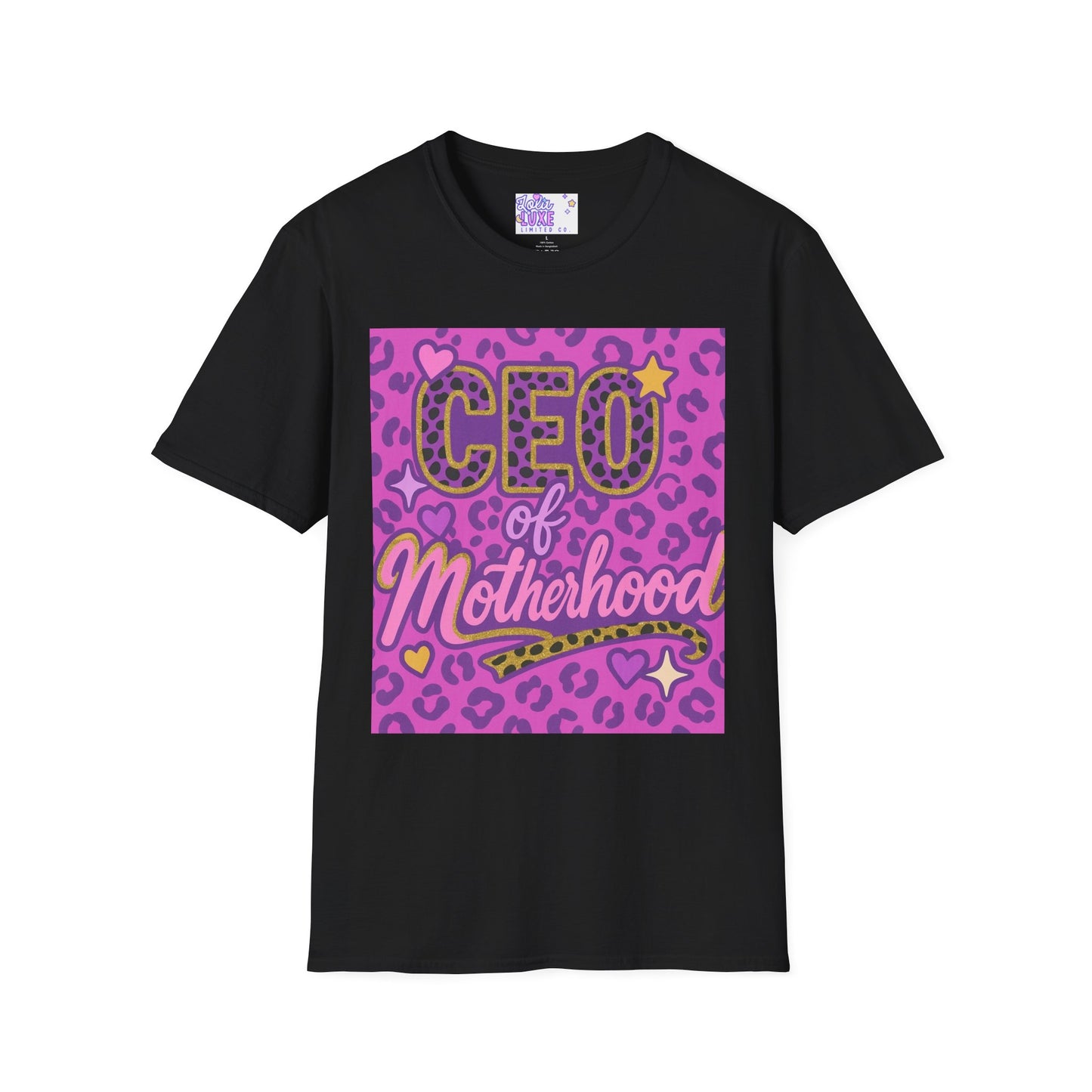 CEO of Motherhood Unisex T-Shirt - Fun & Stylish Mom Apparel Glam Tee