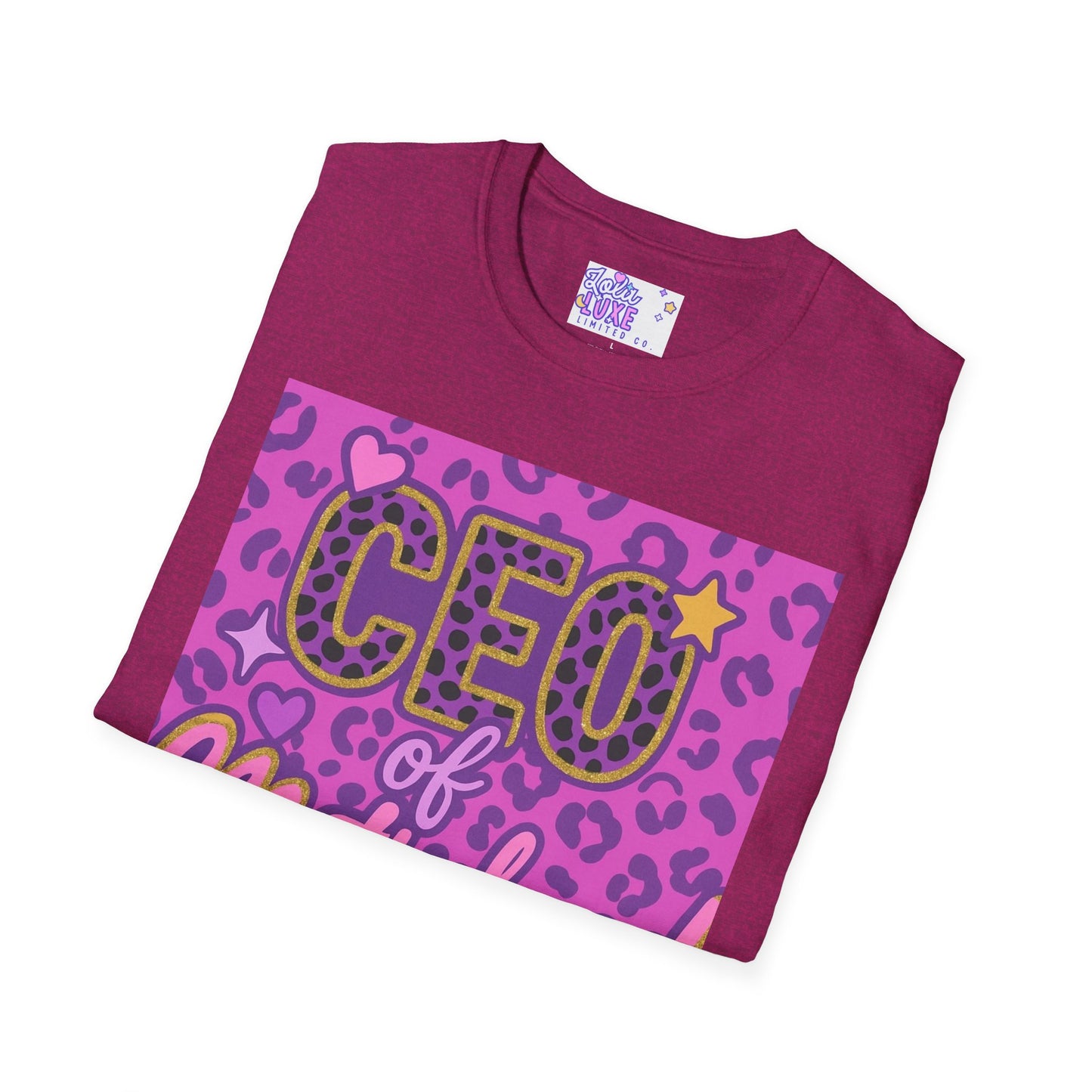 CEO of Motherhood Unisex T-Shirt - Fun & Stylish Mom Apparel Glam Tee