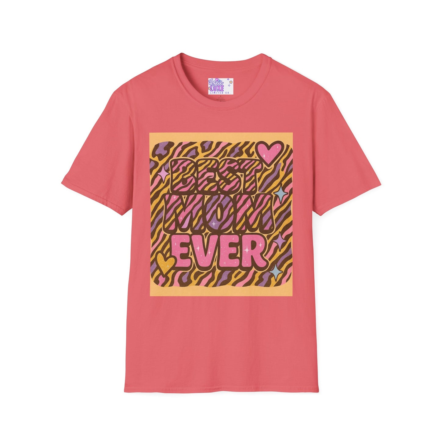 Best Mom Ever Unisex Softstyle T-Shirt - Perfect Gift for Mother's Day Glam Tee