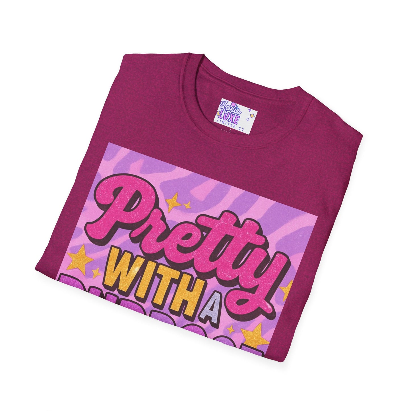 Softstyle T-Shirt - Pretty With a Purpose Glam Tee