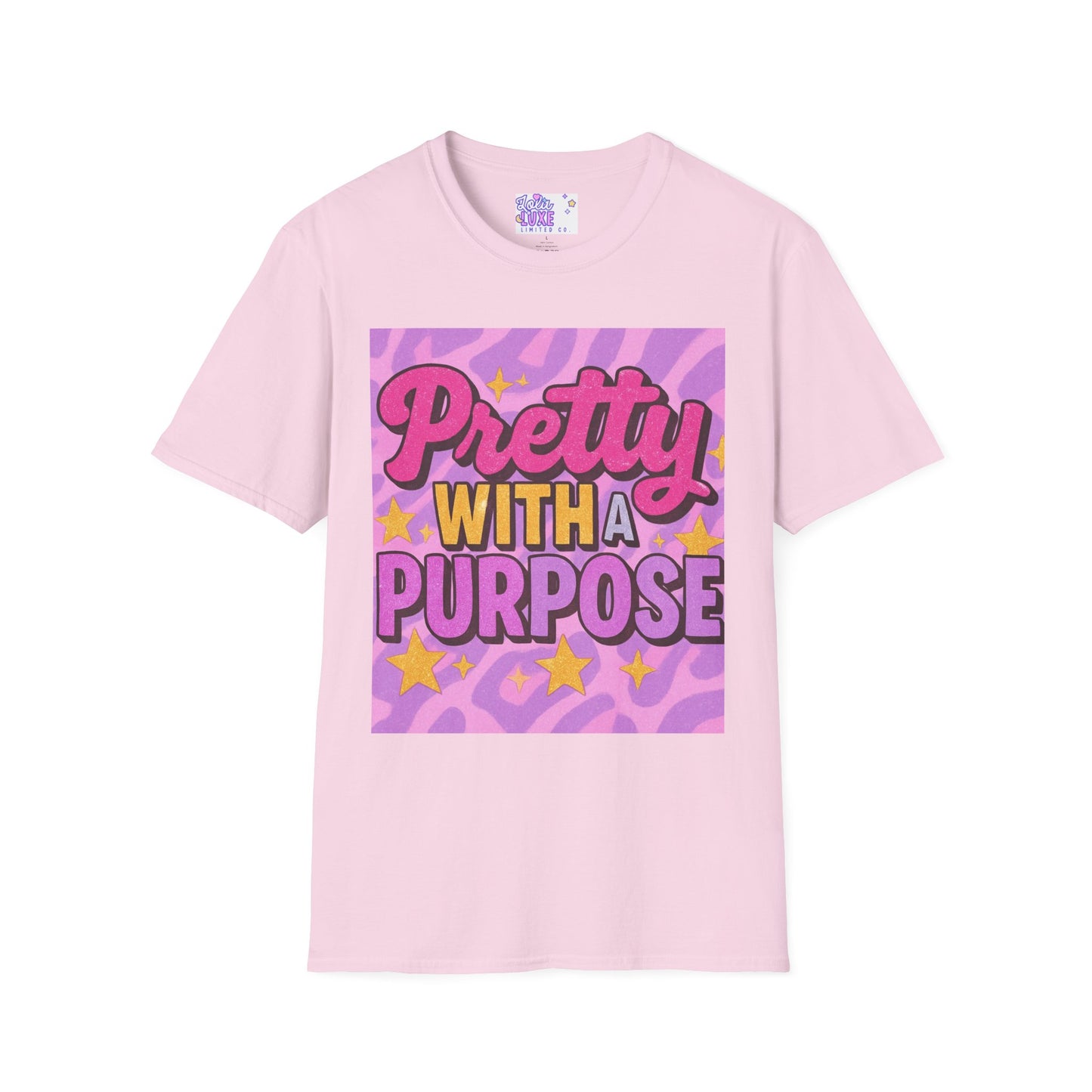 Softstyle T-Shirt - Pretty With a Purpose Glam Tee