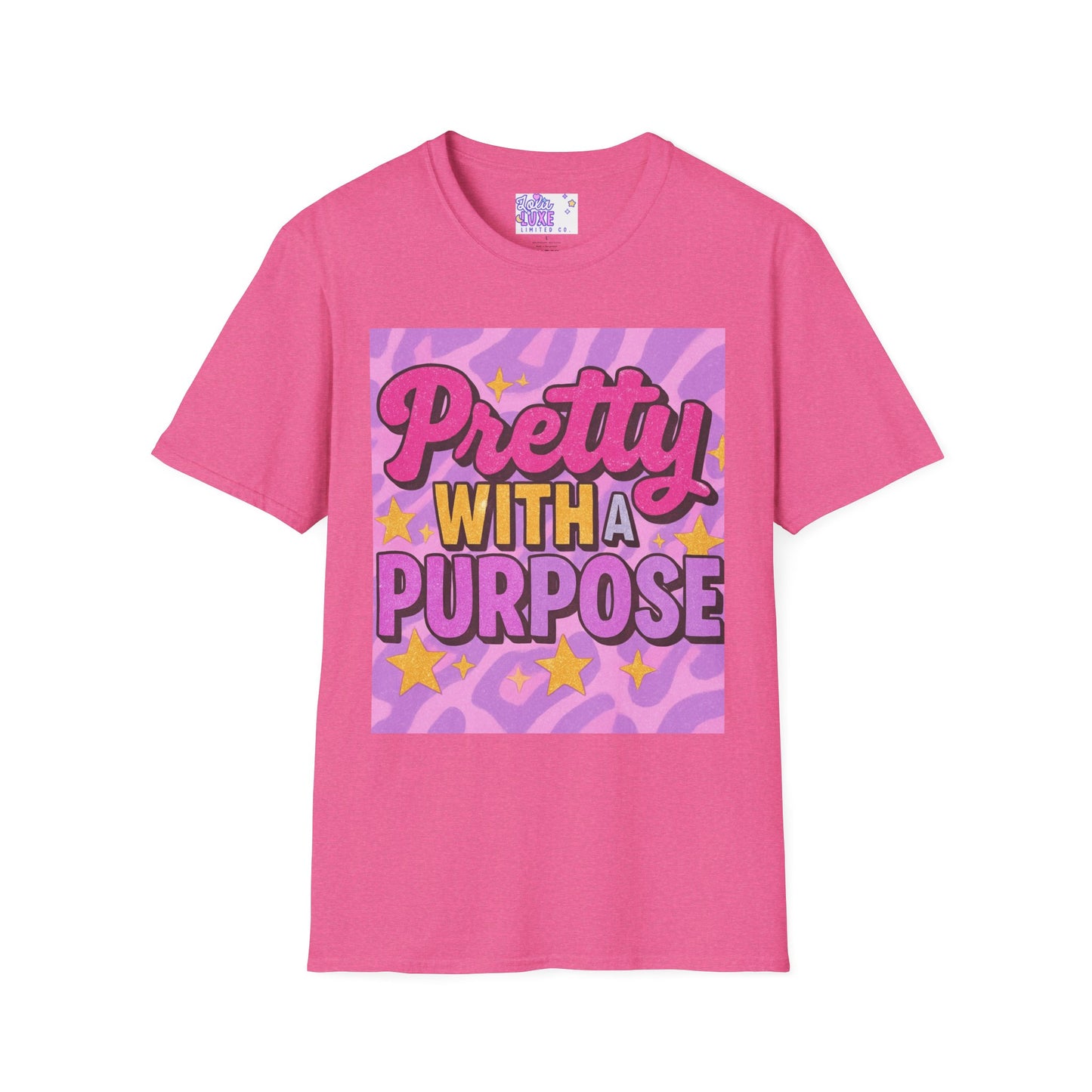 Softstyle T-Shirt - Pretty With a Purpose Glam Tee