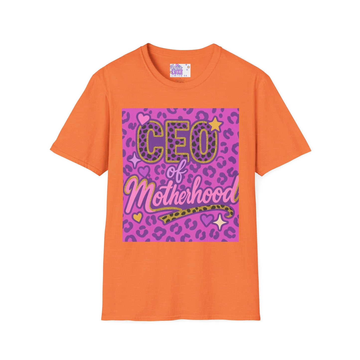 CEO of Motherhood Unisex T-Shirt - Fun & Stylish Mom Apparel Glam Tee