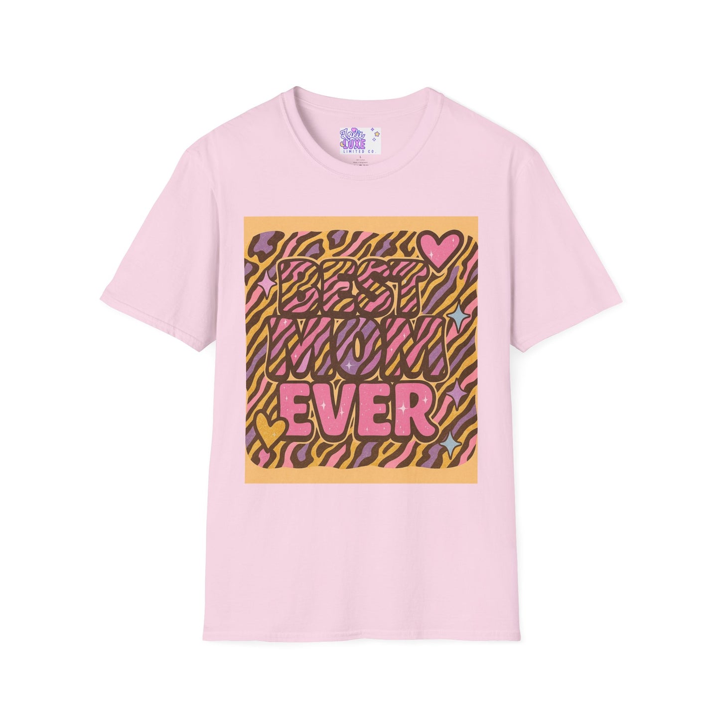 Best Mom Ever Unisex Softstyle T-Shirt - Perfect Gift for Mother's Day Glam Tee