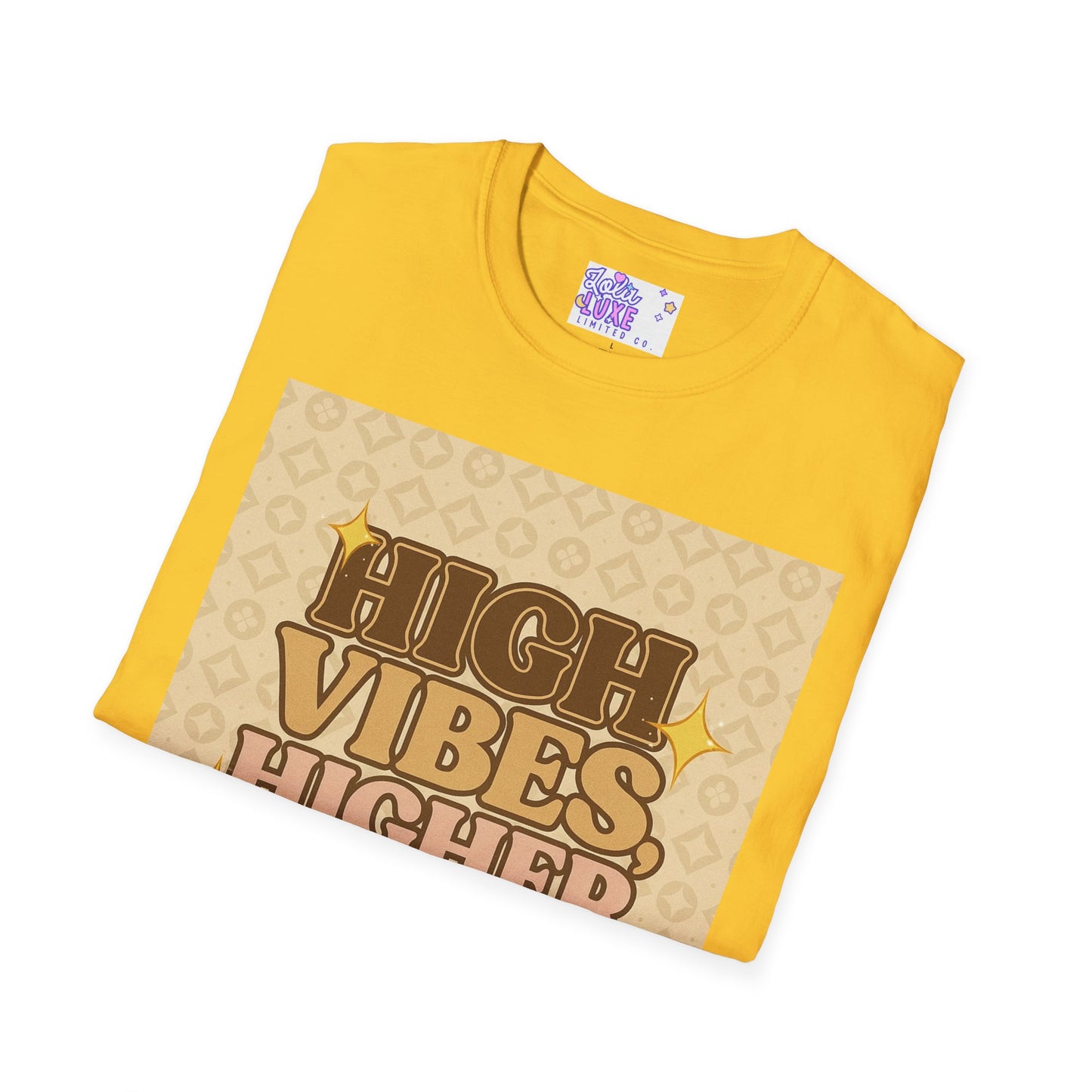 High Vibes Higher Credit Unisex Softstyle T-Shirt