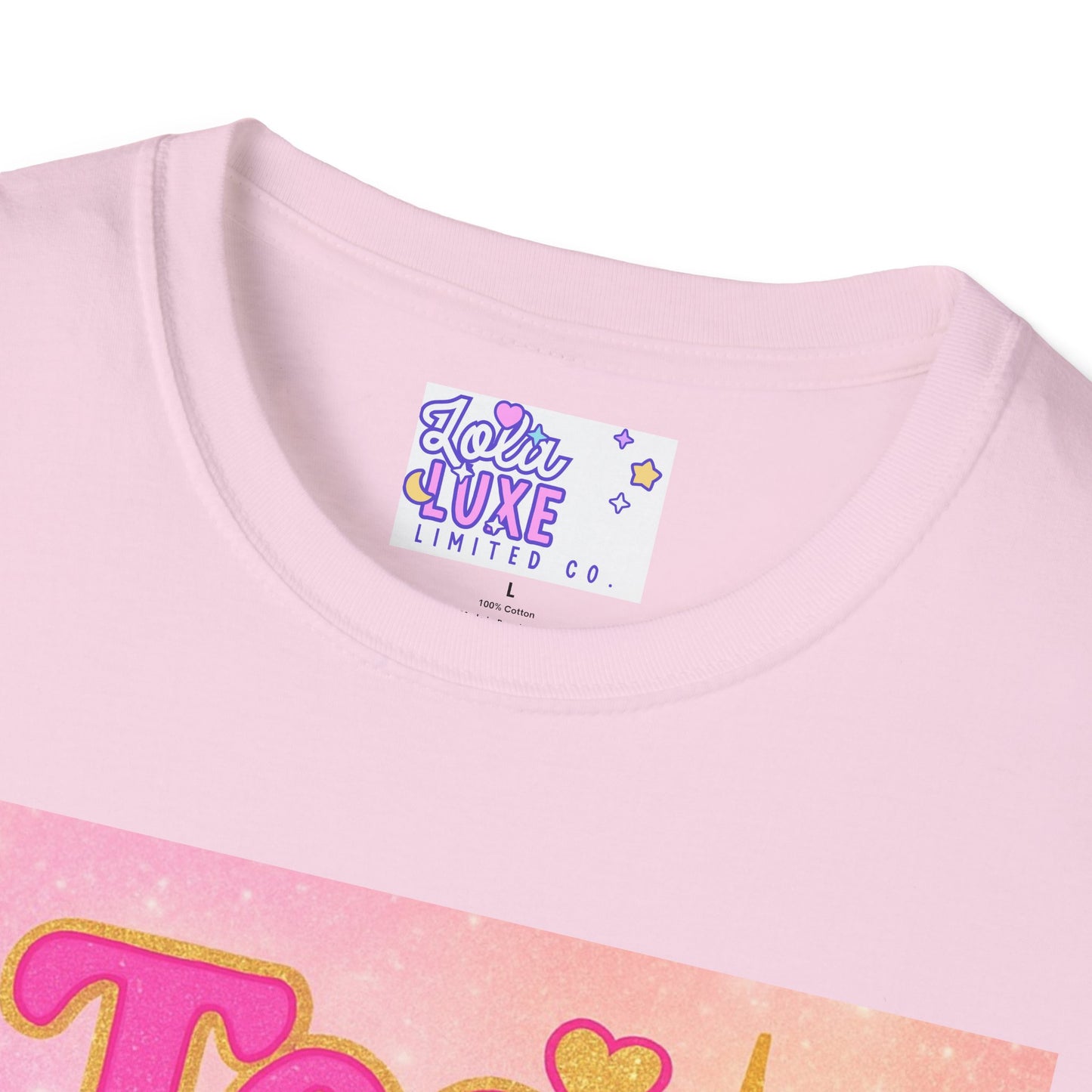 Too Cute to Be Broke Unisex Softstyle Glam Tee - Fun Casual Tee for Trendy Fashion Lovers