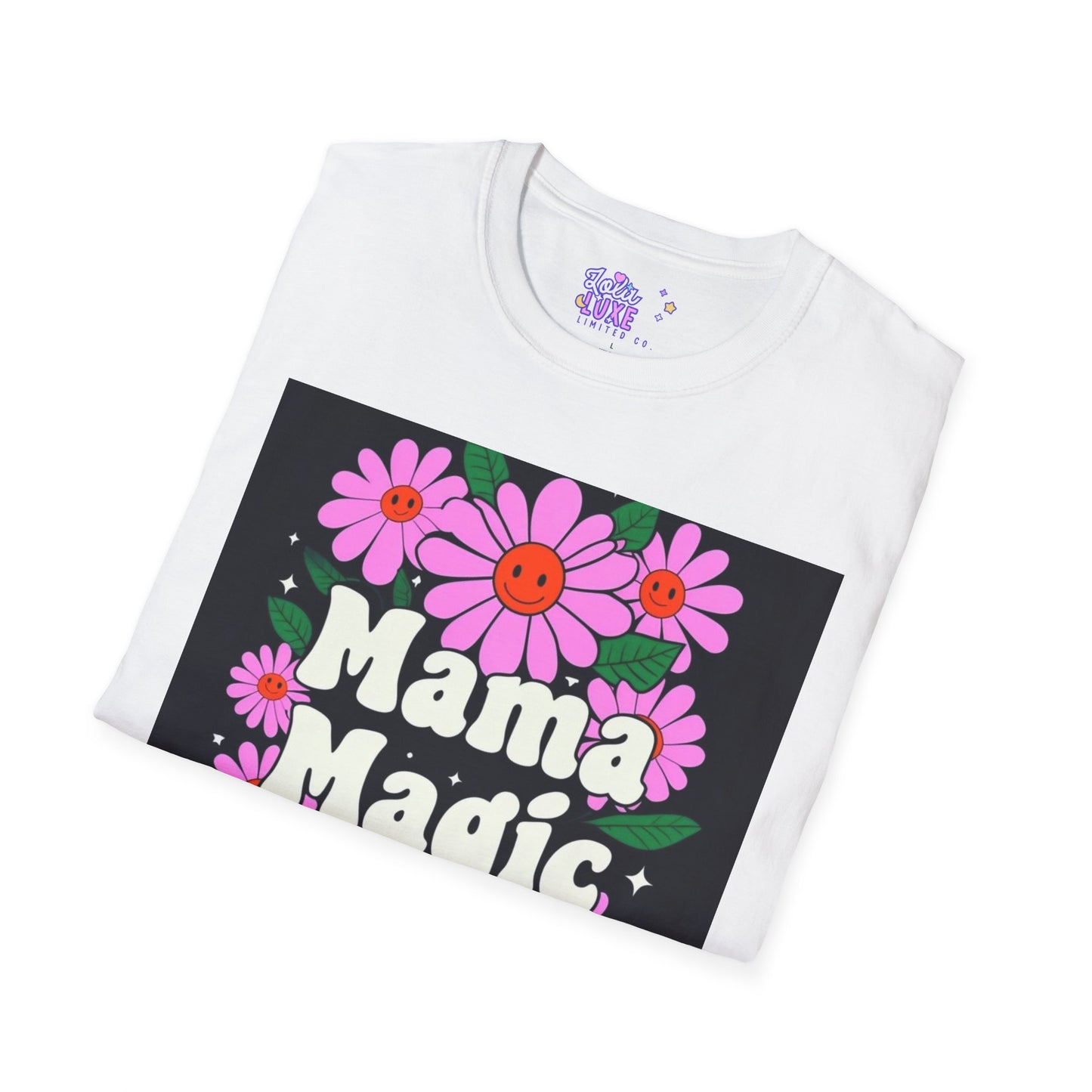 Mama Magic Floral T-Shirt – Comfort for Moms