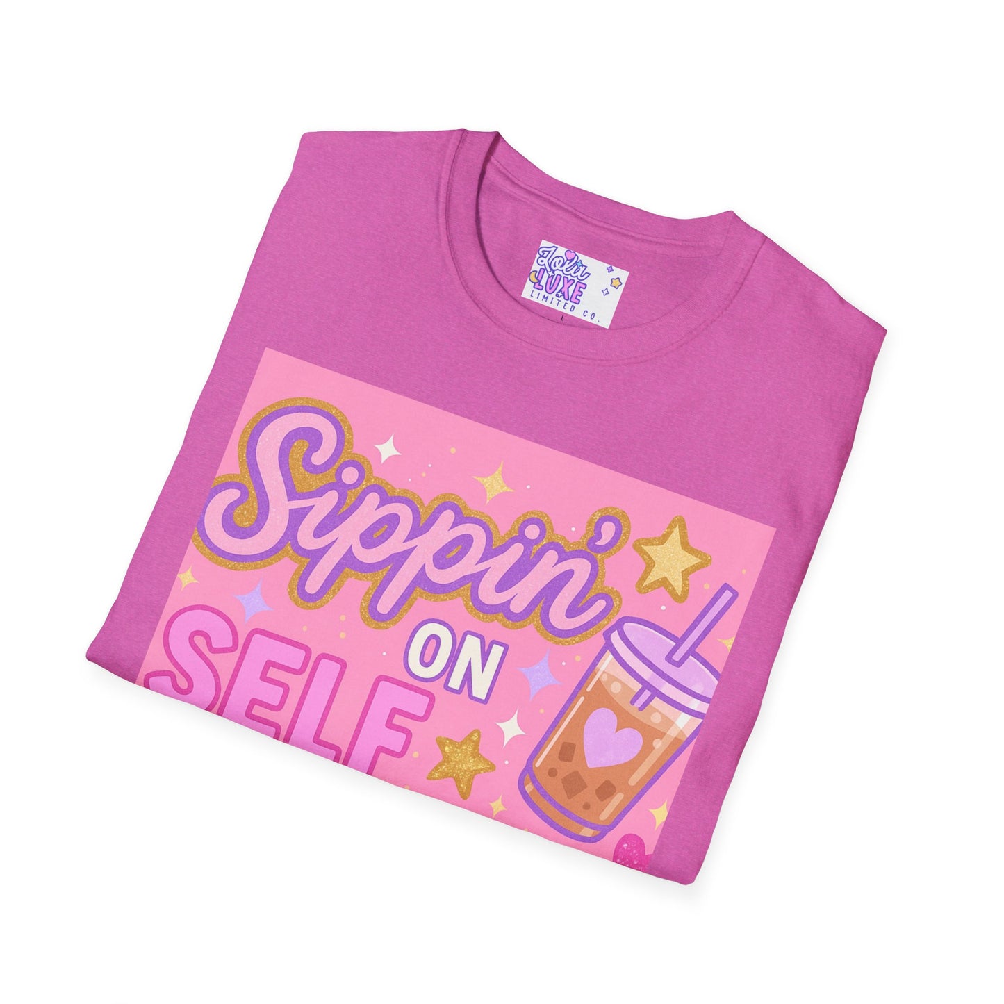 Self Worth Unisex Softstyle T-Shirt - Positive Affirmation Glam Tee