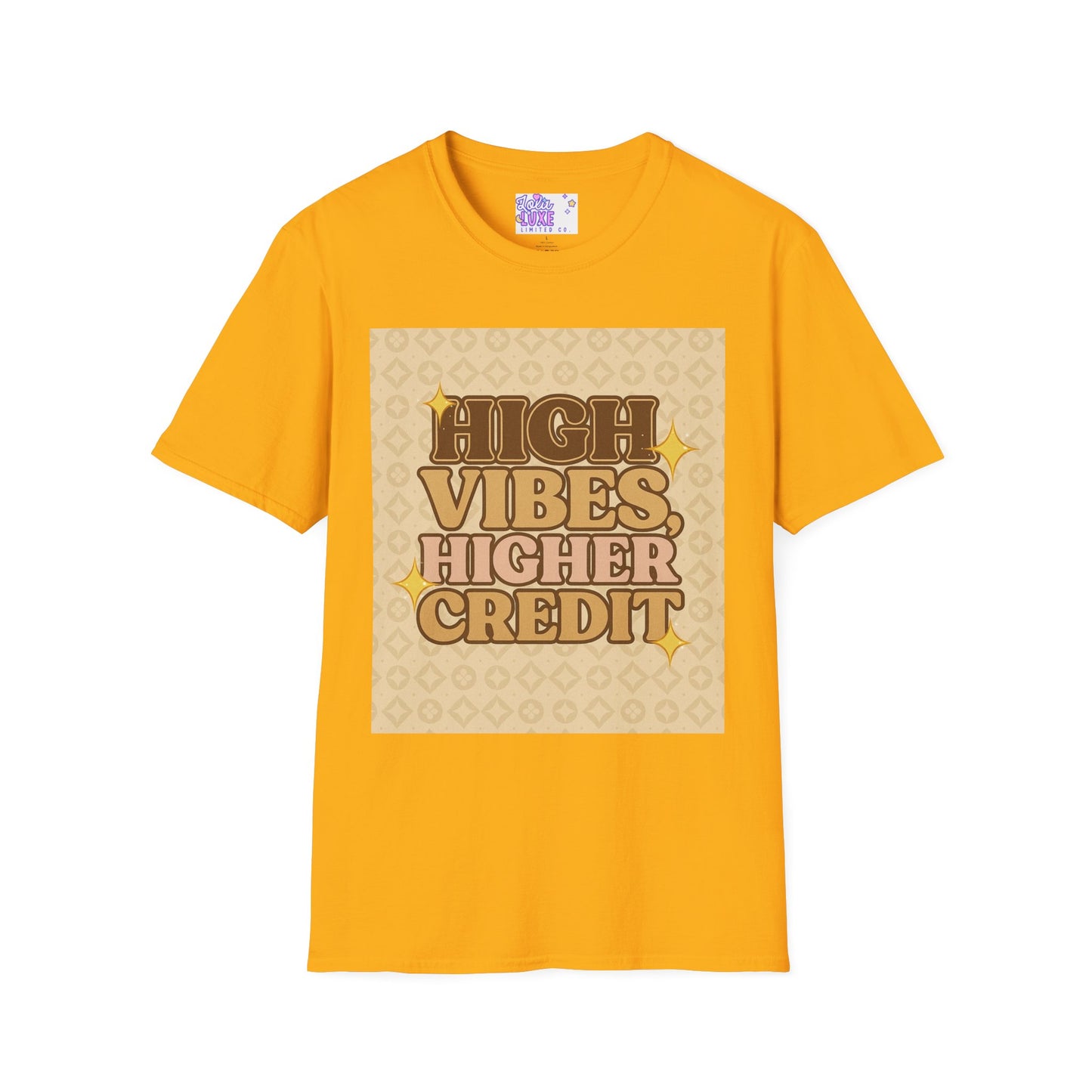 High Vibes Higher Credit Unisex Softstyle T-Shirt