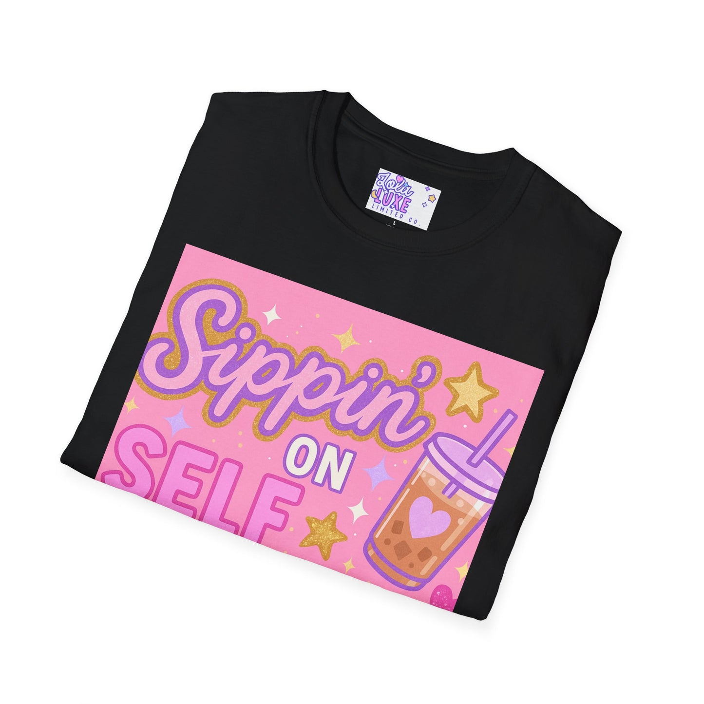 Self Worth Unisex Softstyle T-Shirt - Positive Affirmation Glam Tee