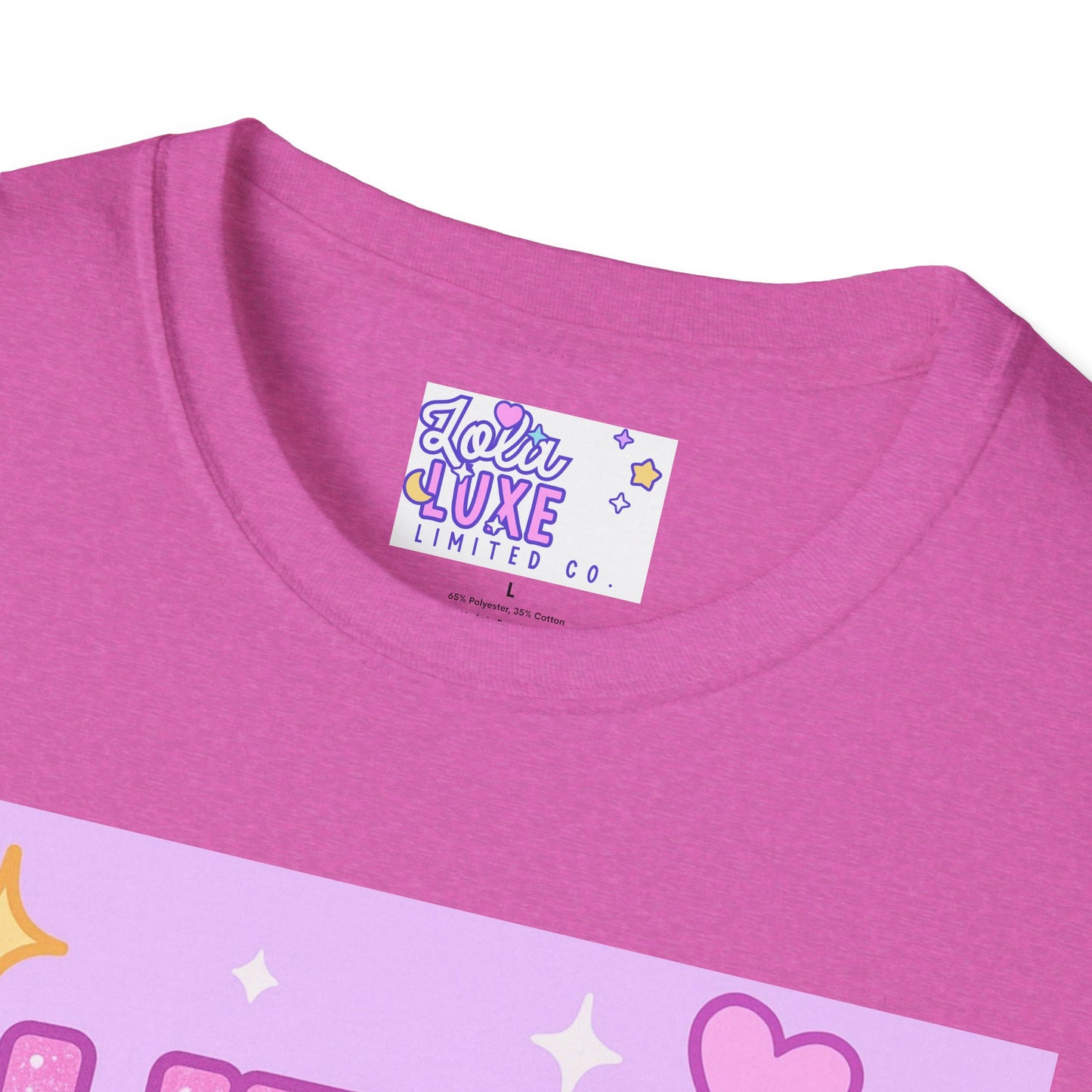 Glitter Is My Love Language Unisex Softstyle Glam Tee