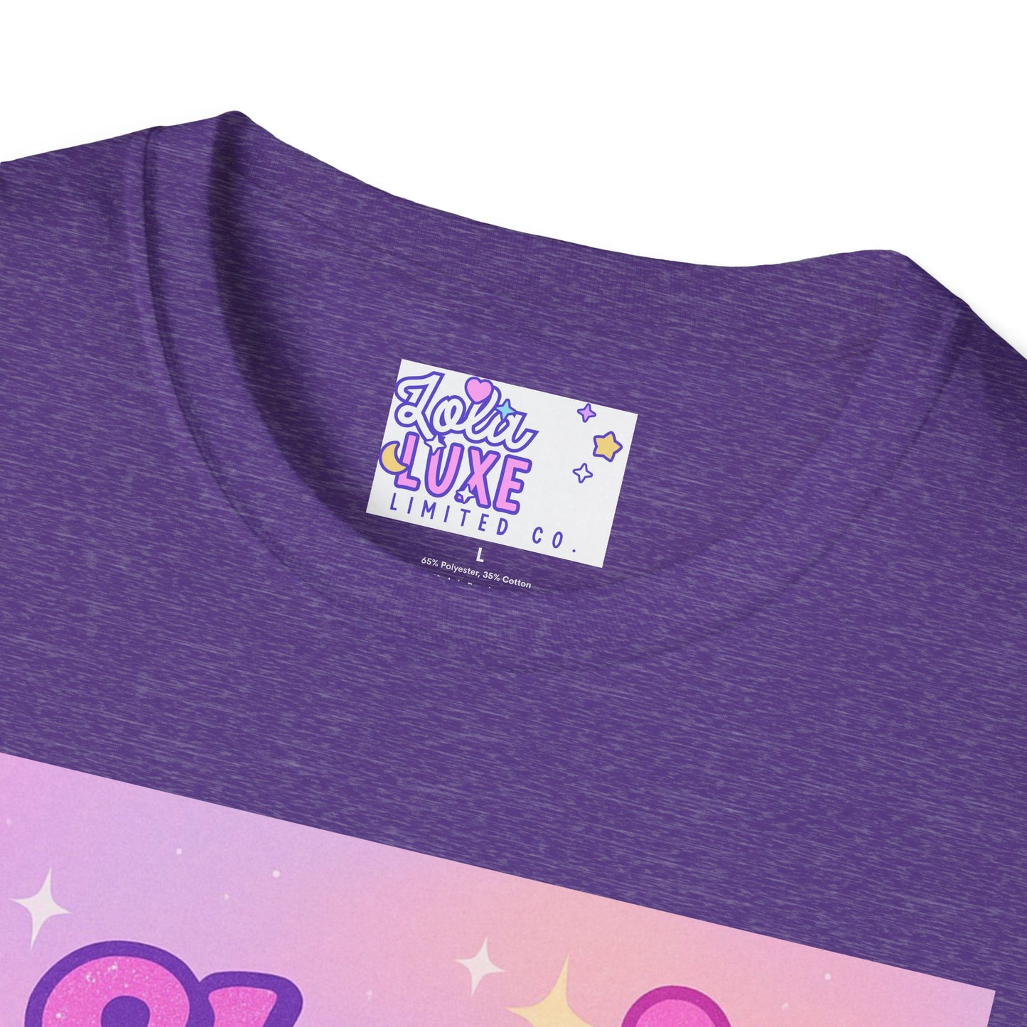 She's Booked, Blessed & Unbothered Glam Tee - Unisex Softstyle Tee for Positive Vibes