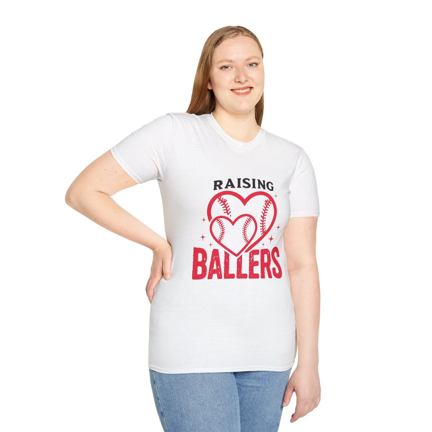 "Raising Ballers" Softstyle T-Shirt