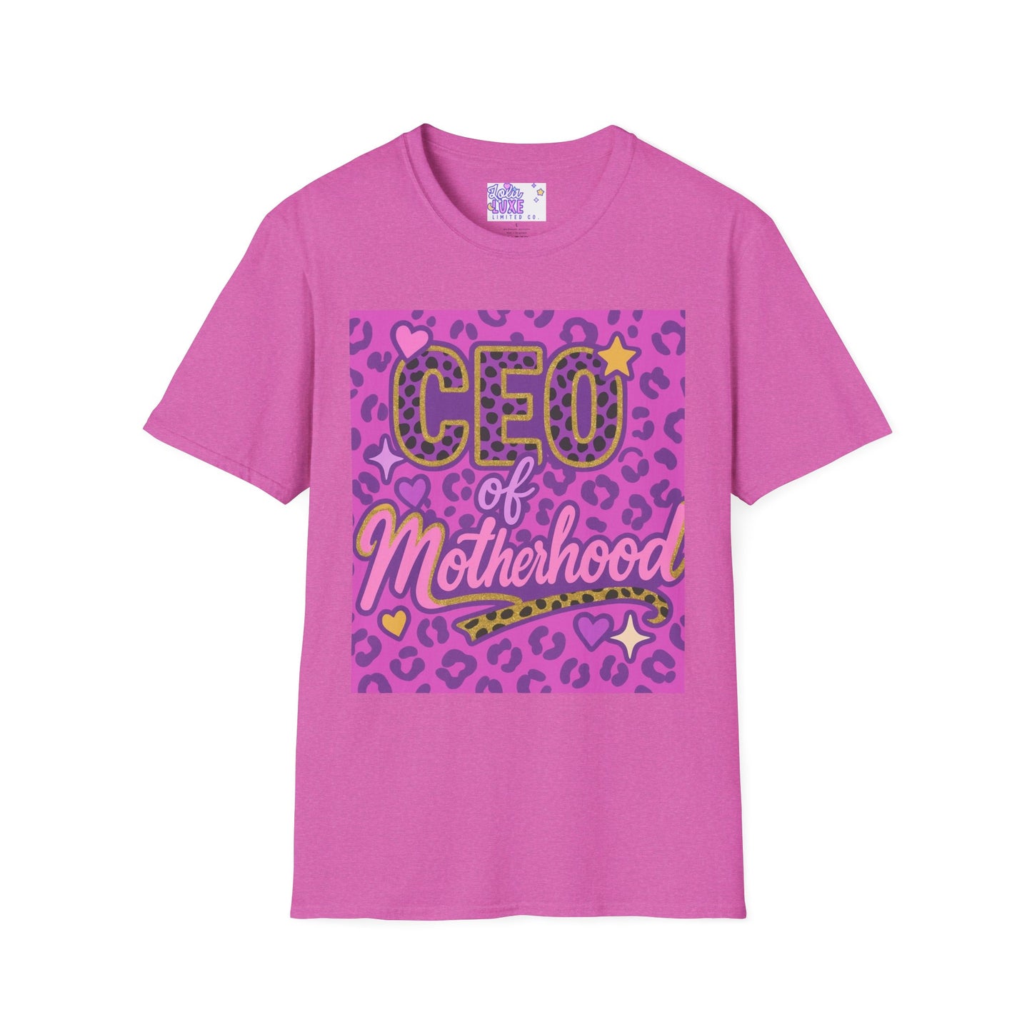 CEO of Motherhood Unisex T-Shirt - Fun & Stylish Mom Apparel Glam Tee