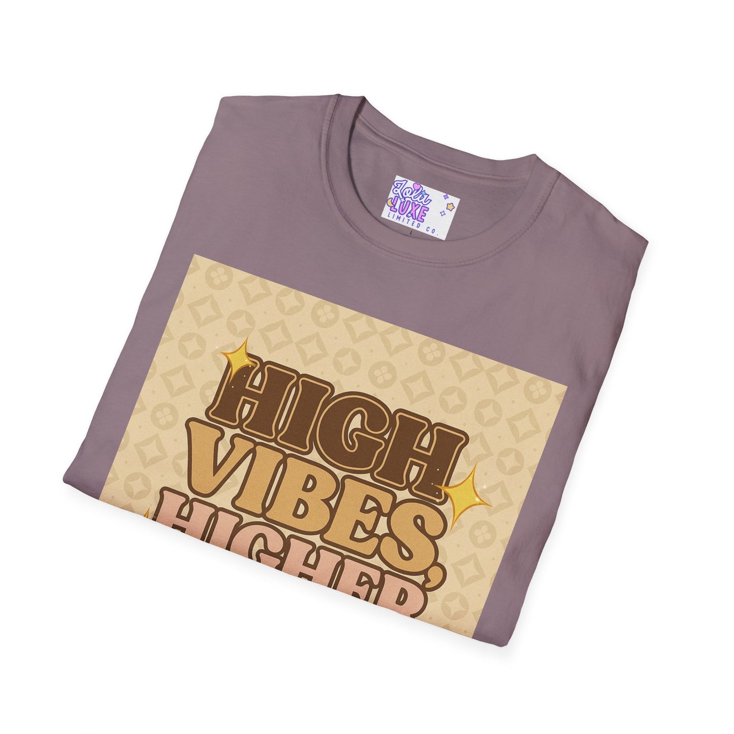 High Vibes Higher Credit Unisex Softstyle T-Shirt