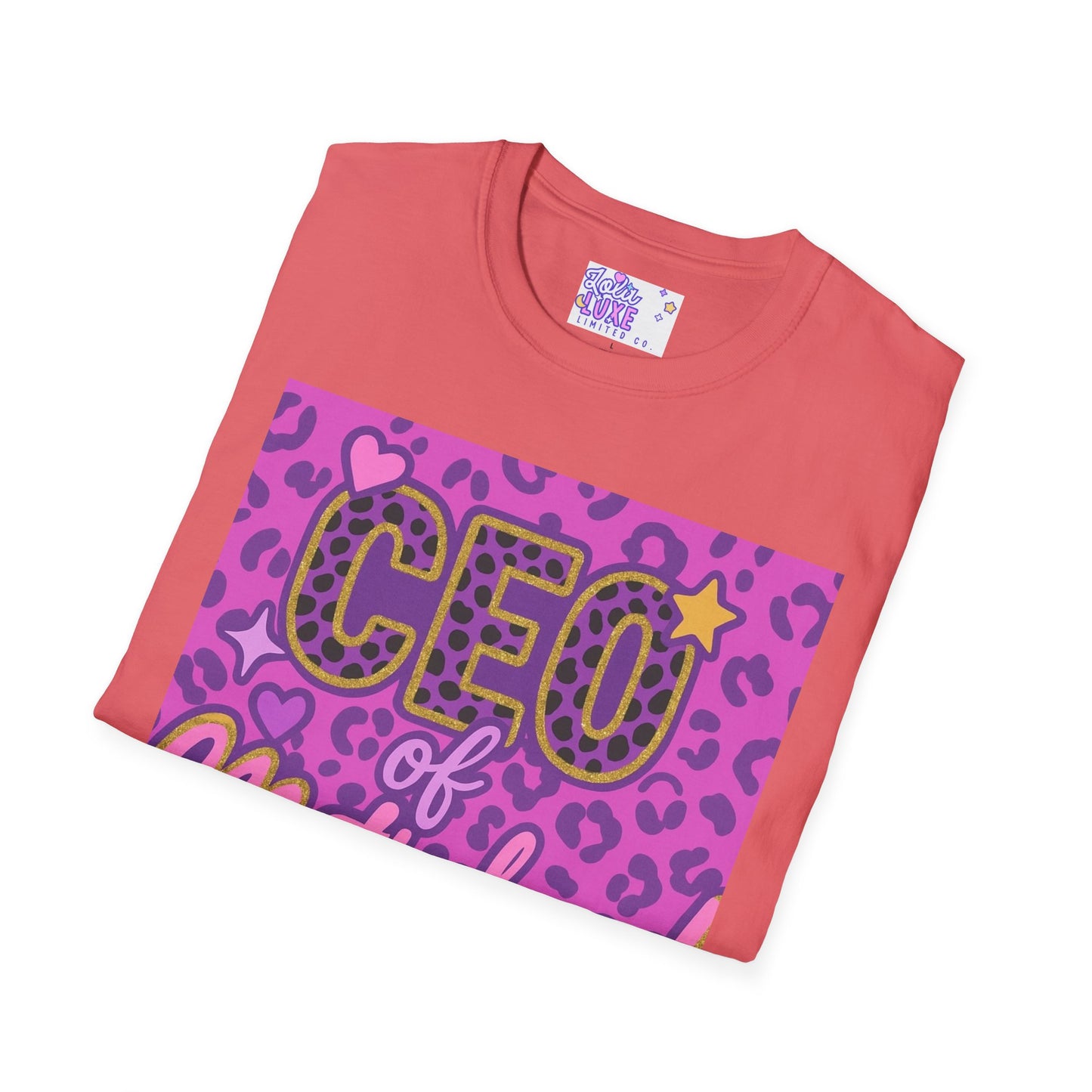 CEO of Motherhood Unisex T-Shirt - Fun & Stylish Mom Apparel Glam Tee