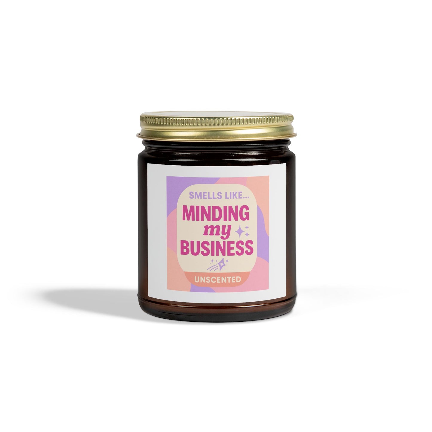 Unscented Candles, Coconut Apricot Wax (4oz, 9oz)