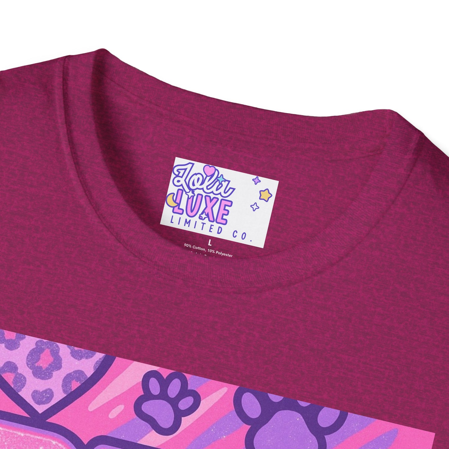 Pet Mom AF Unisex Softstyle Glam Tee - Cute Animal Lover Gift