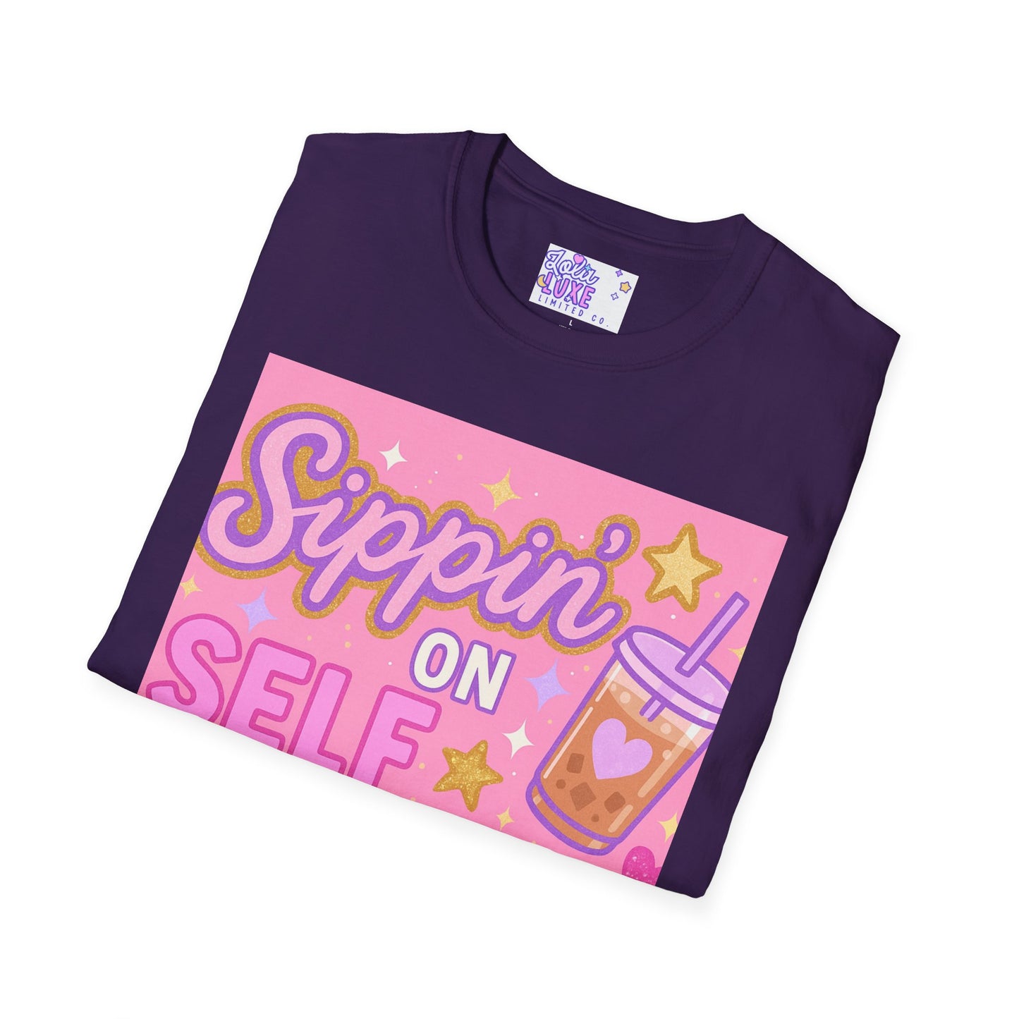 Self Worth Unisex Softstyle T-Shirt - Positive Affirmation Glam Tee