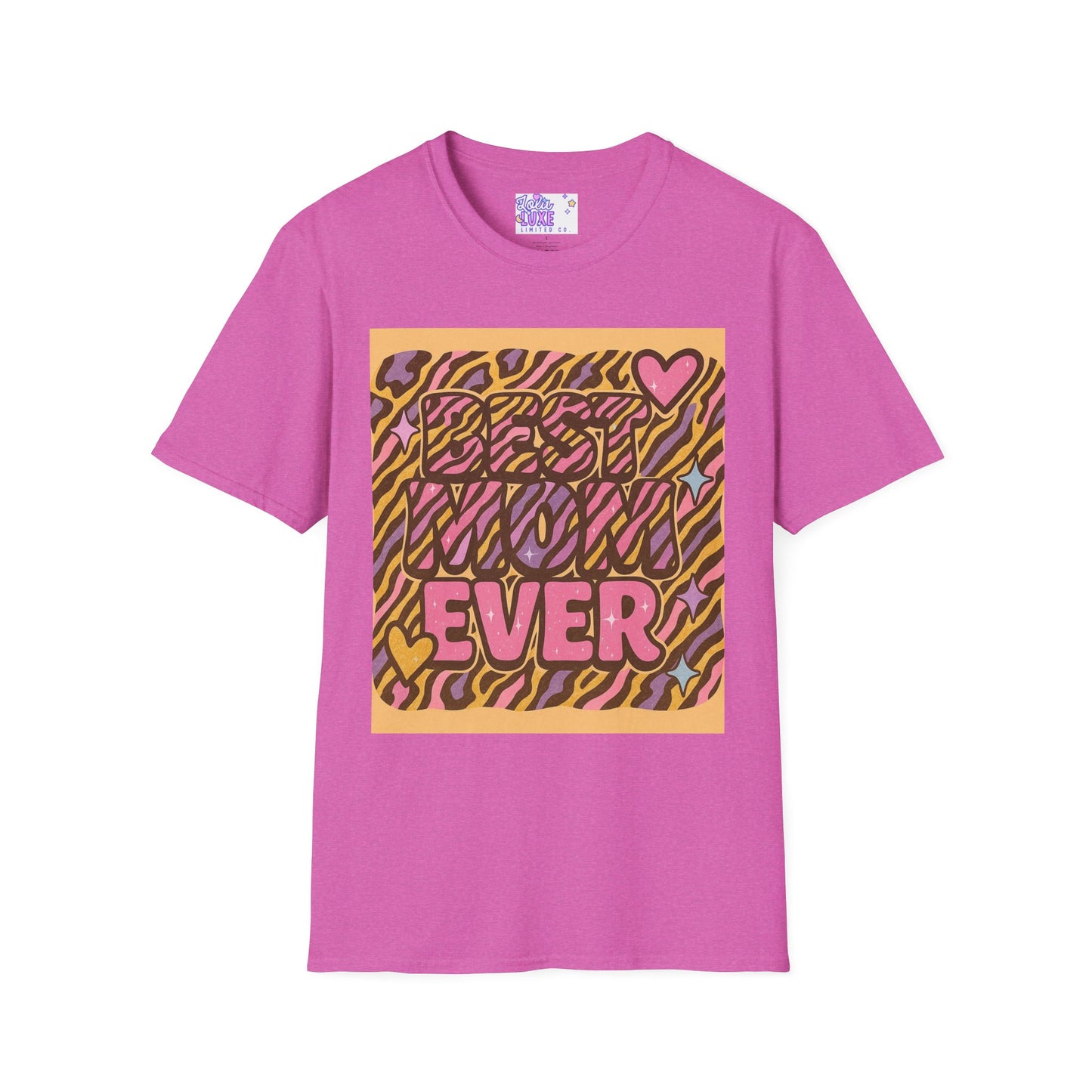 Best Mom Ever Unisex Softstyle T-Shirt - Perfect Gift for Mother's Day Glam Tee