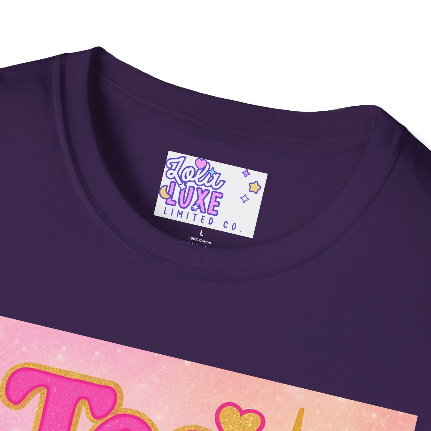 Too Cute to Be Broke Unisex Softstyle Glam Tee - Fun Casual Tee for Trendy Fashion Lovers