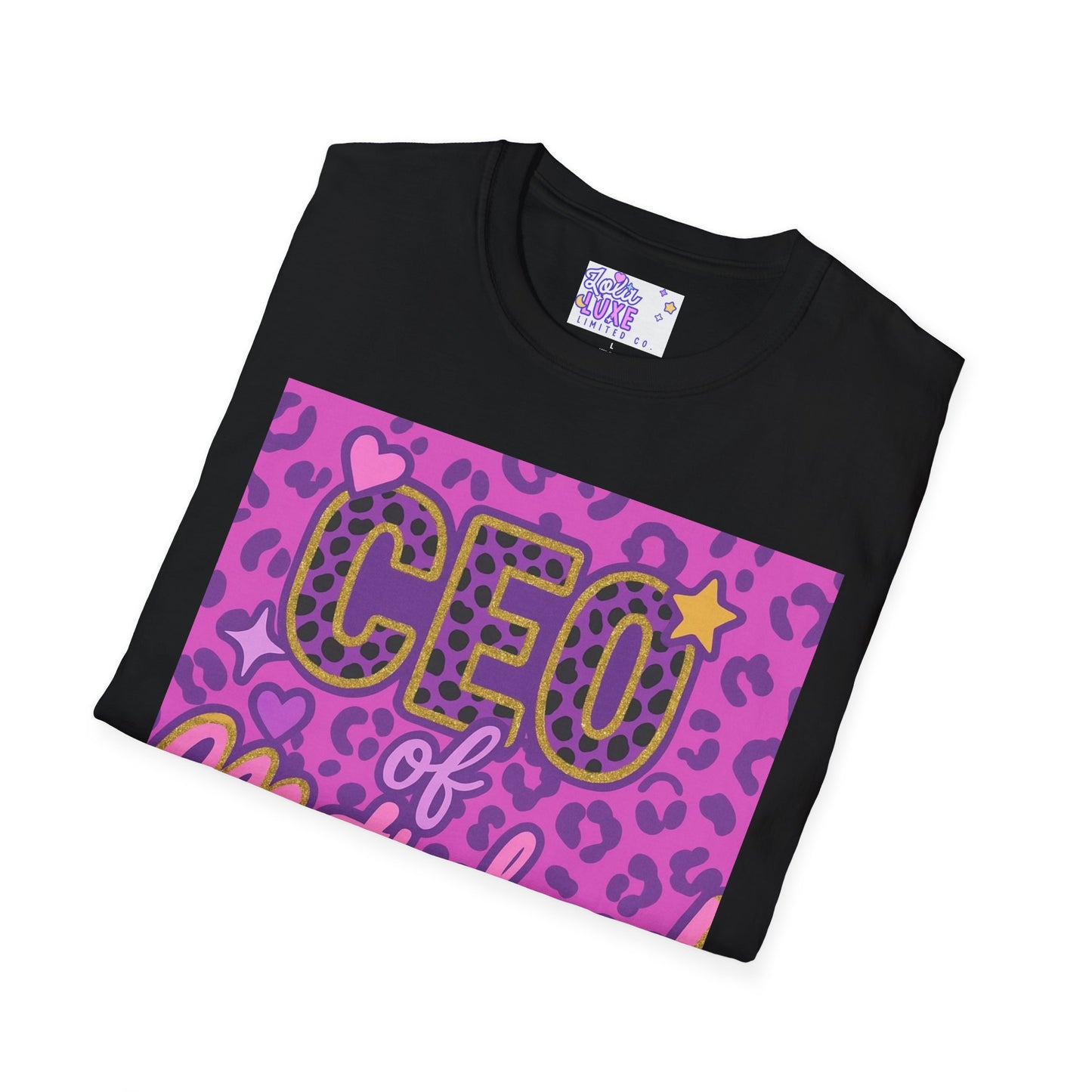 CEO of Motherhood Unisex T-Shirt - Fun & Stylish Mom Apparel Glam Tee