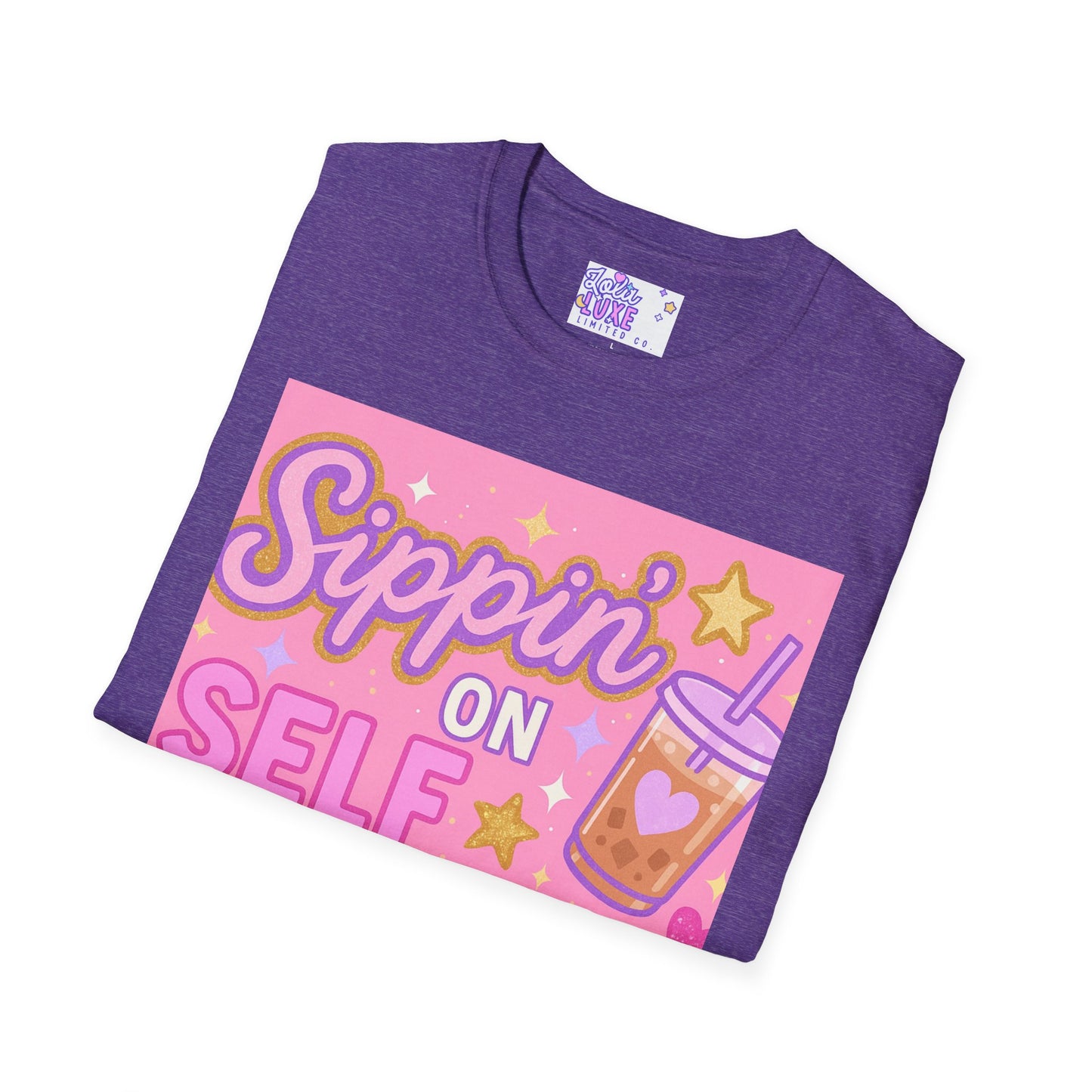 Self Worth Unisex Softstyle T-Shirt - Positive Affirmation Glam Tee