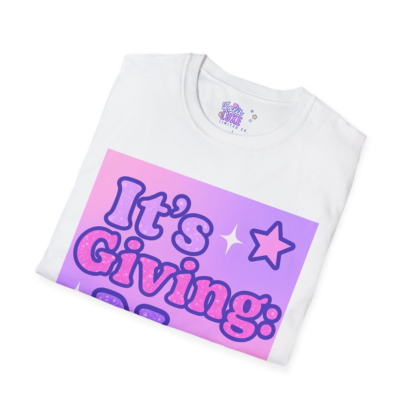 It's Giving: No. Unisex Softstyle Glam Tee - Trendy Graphic Tee for Casual Wear