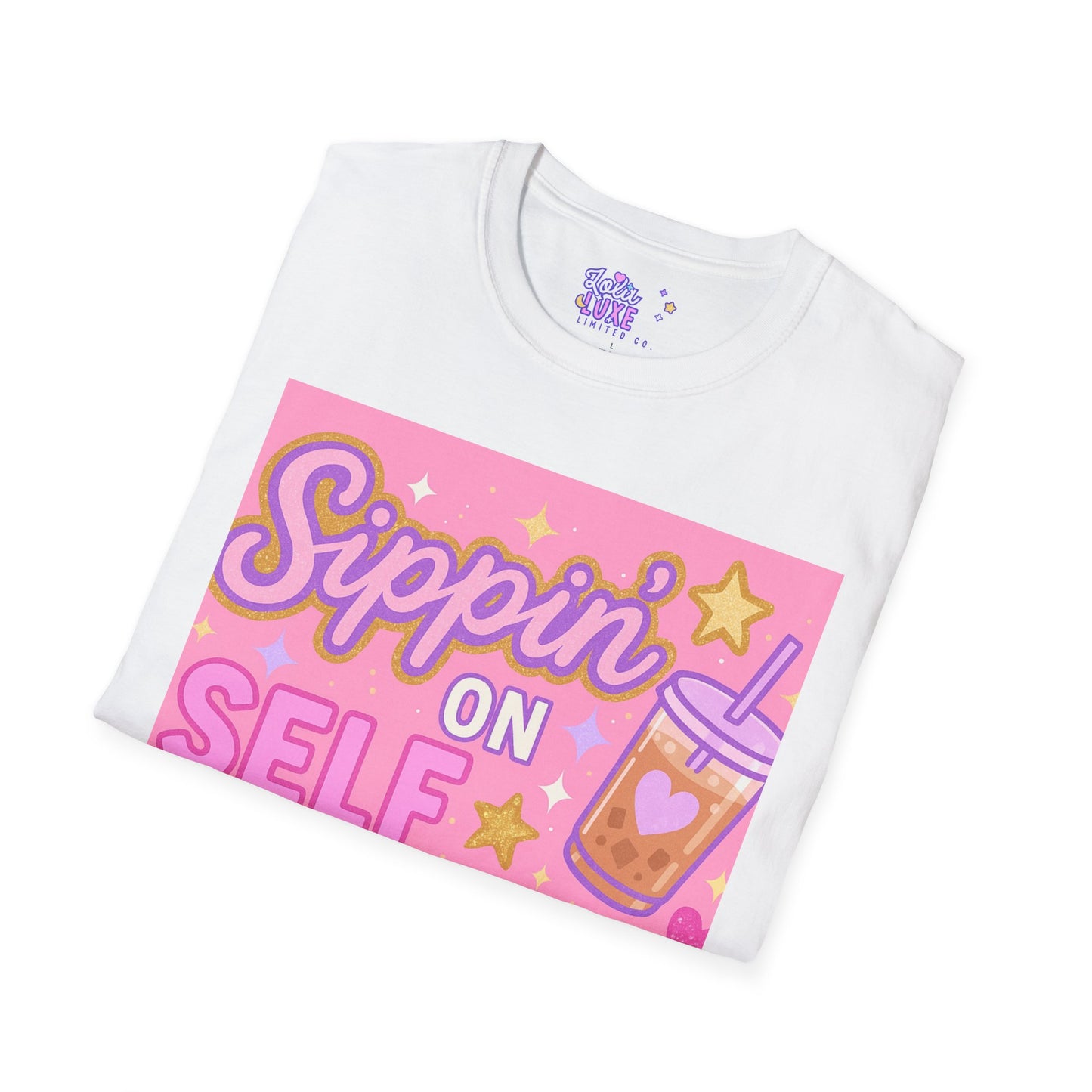 Self Worth Unisex Softstyle T-Shirt - Positive Affirmation Glam Tee