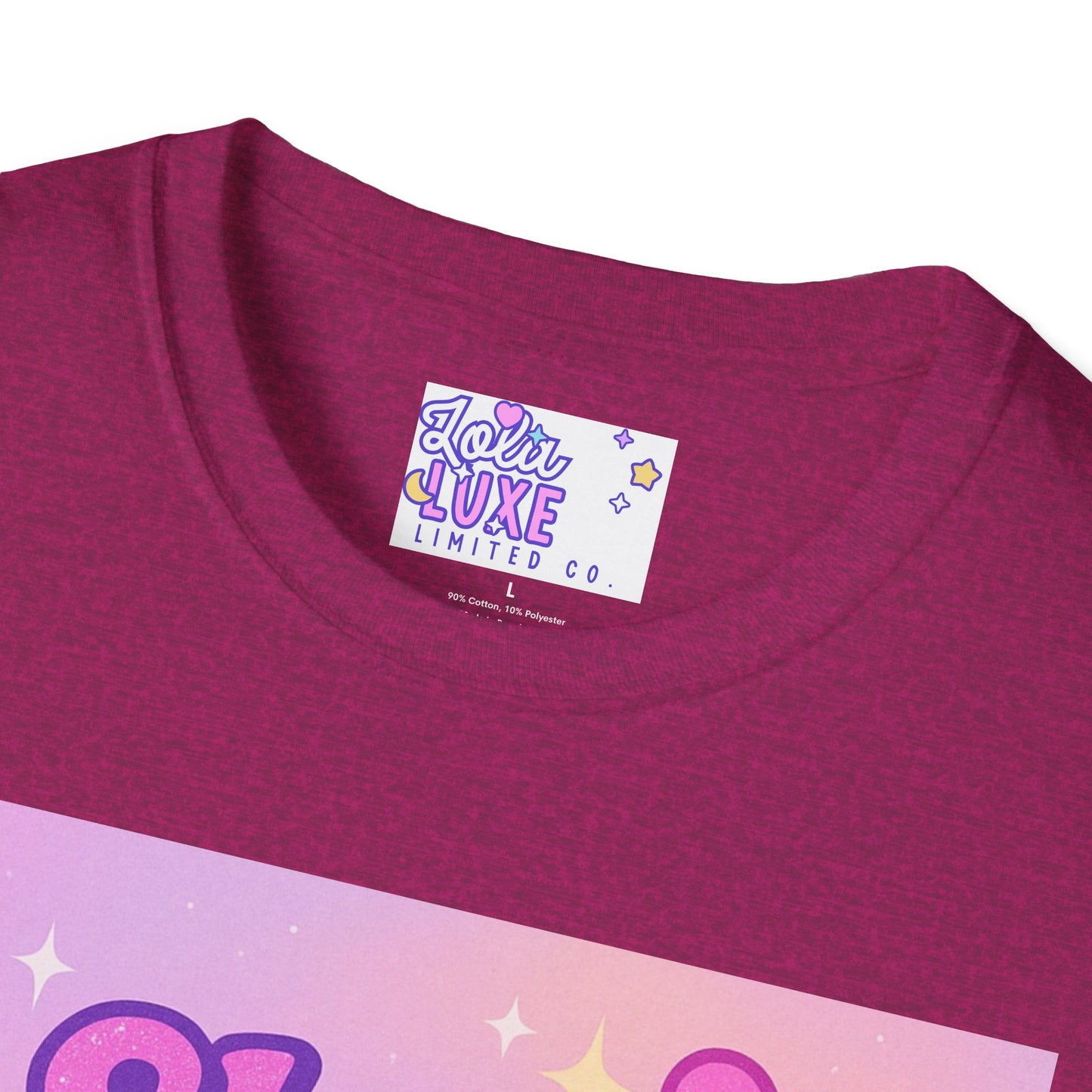 She's Booked, Blessed & Unbothered Glam Tee - Unisex Softstyle Tee for Positive Vibes