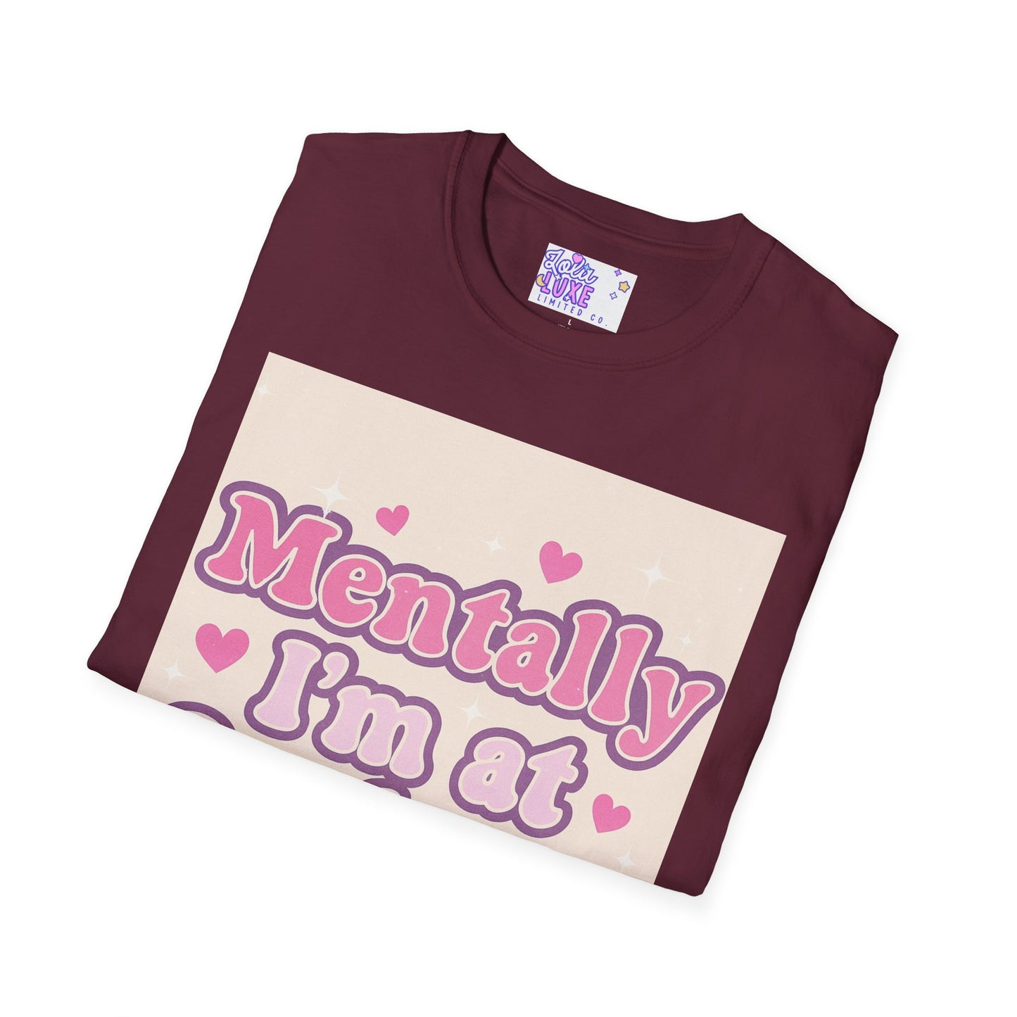 'Mentally I'm at Sephora' Unisex Softstyle T-Shirt - Glam Tee Perfect for Beauty Lovers