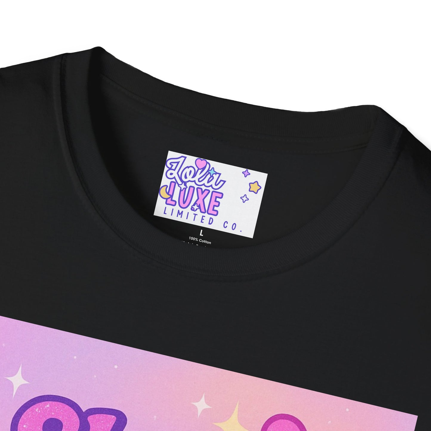 She's Booked, Blessed & Unbothered Glam Tee - Unisex Softstyle Tee for Positive Vibes