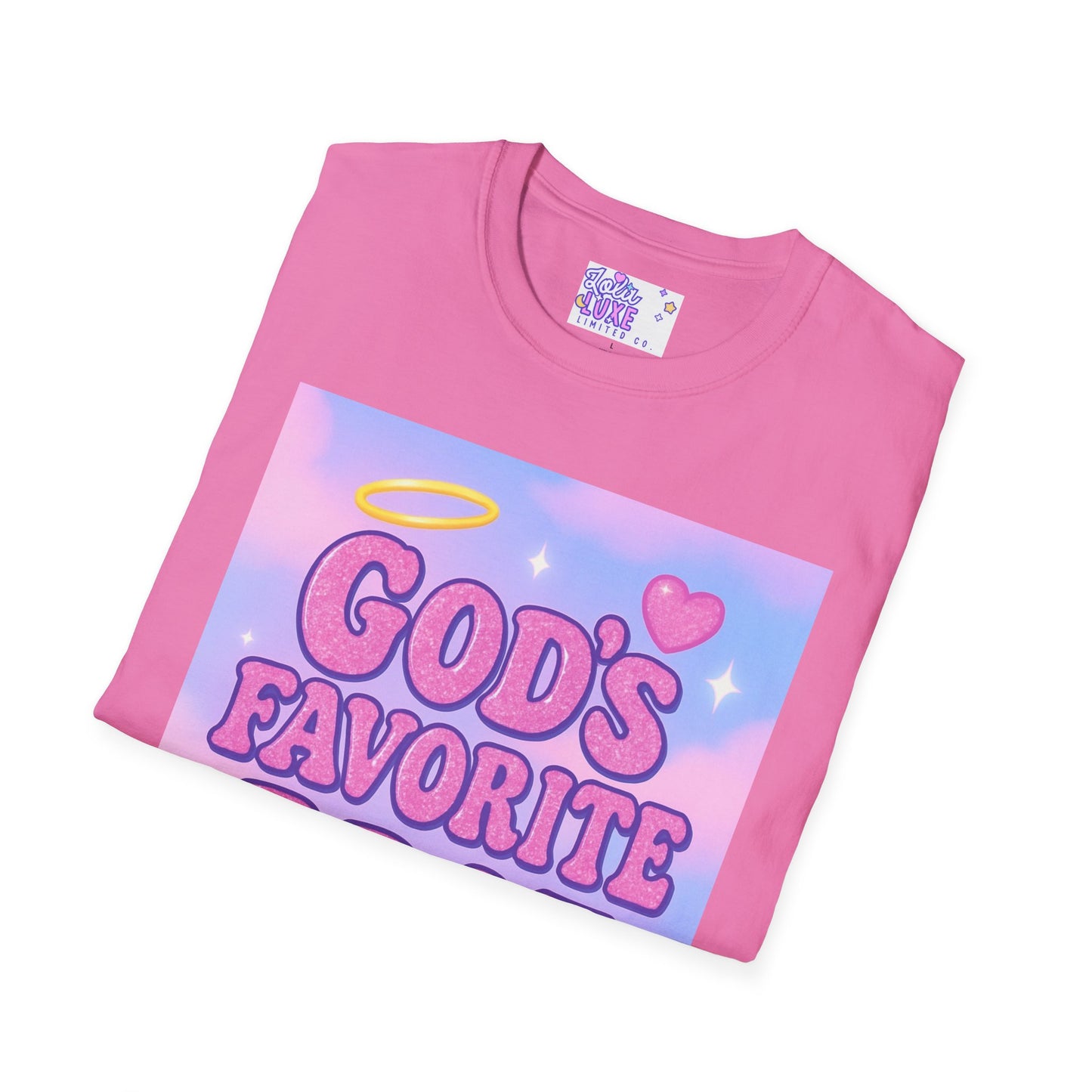 God's Favorite Brat T-Shirt | Unisex Softstyle Glam Tee