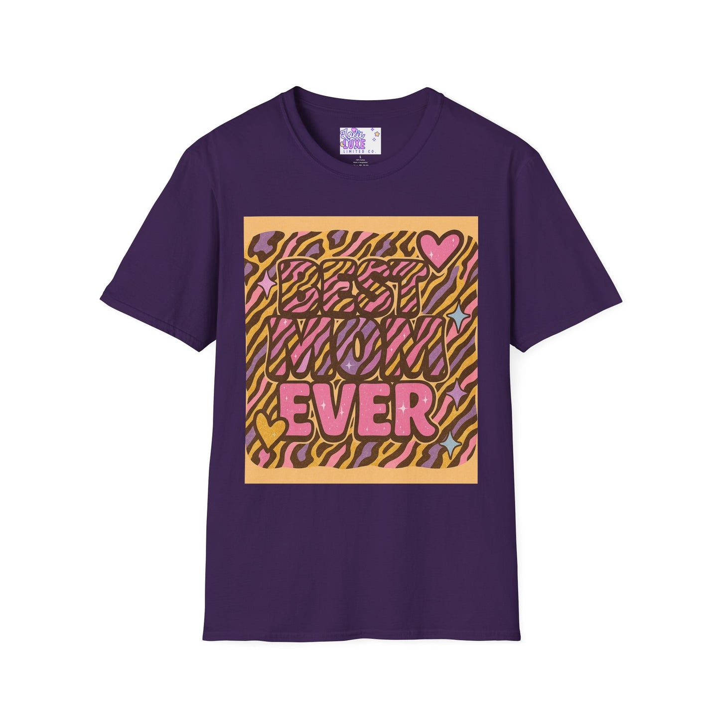 Best Mom Ever Unisex Softstyle T-Shirt - Perfect Gift for Mother's Day Glam Tee