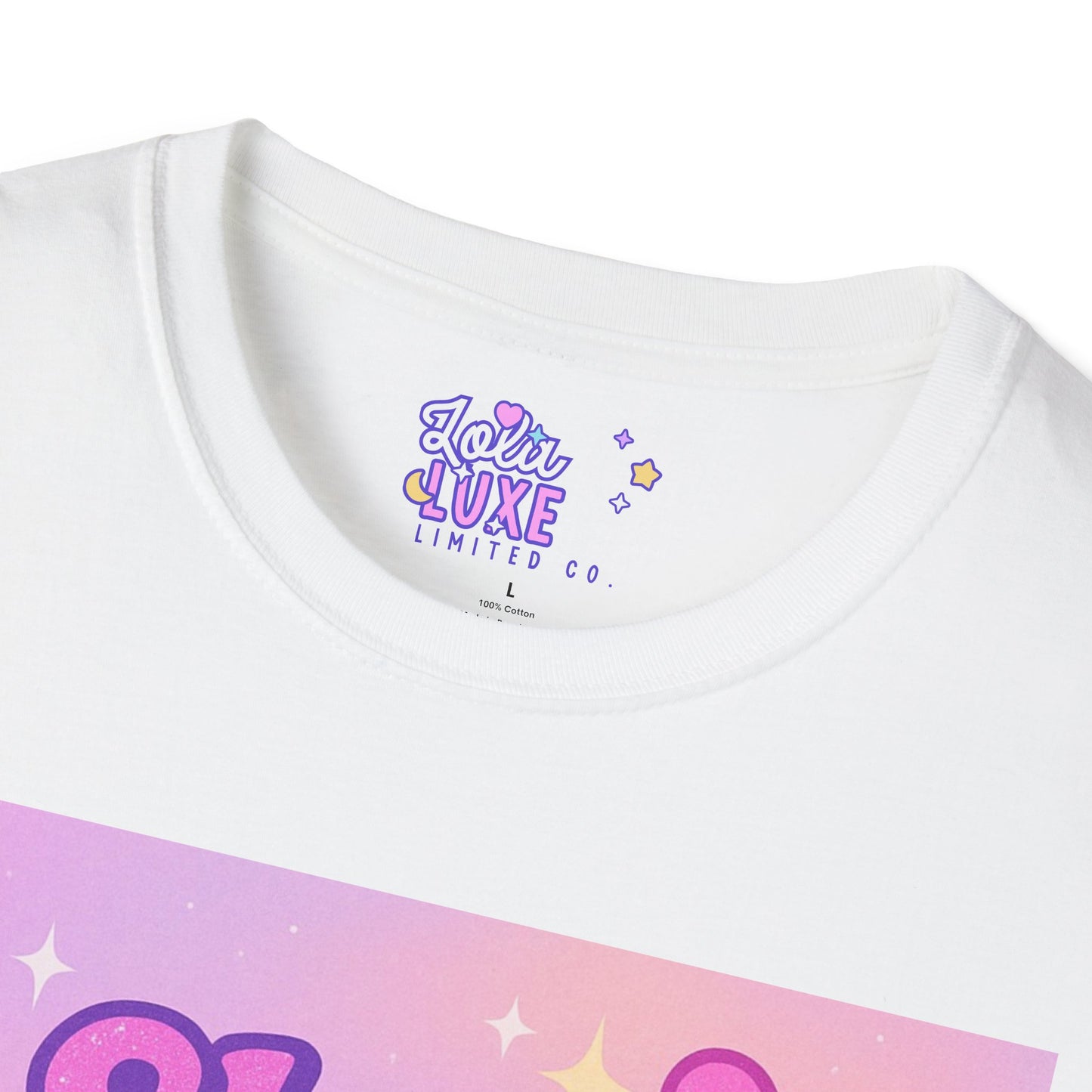 She's Booked, Blessed & Unbothered Glam Tee - Unisex Softstyle Tee for Positive Vibes