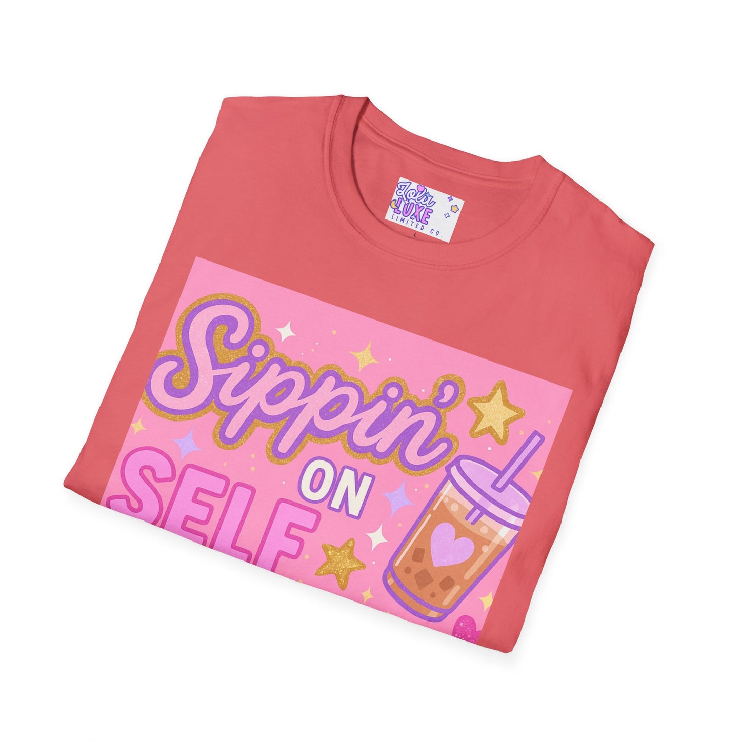 Self Worth Unisex Softstyle T-Shirt - Positive Affirmation Glam Tee