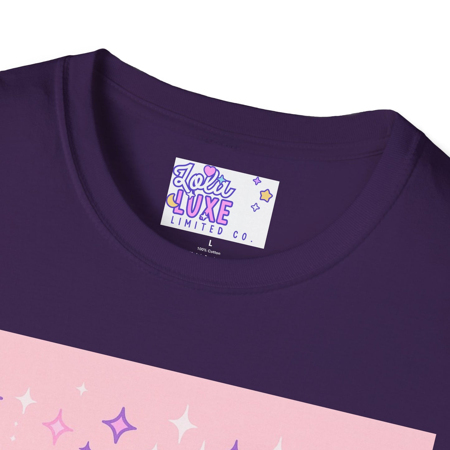 Currently Manifesting Unisex Softstyle Glam Tee - Positive Vibes for Dreamers & Creatives
