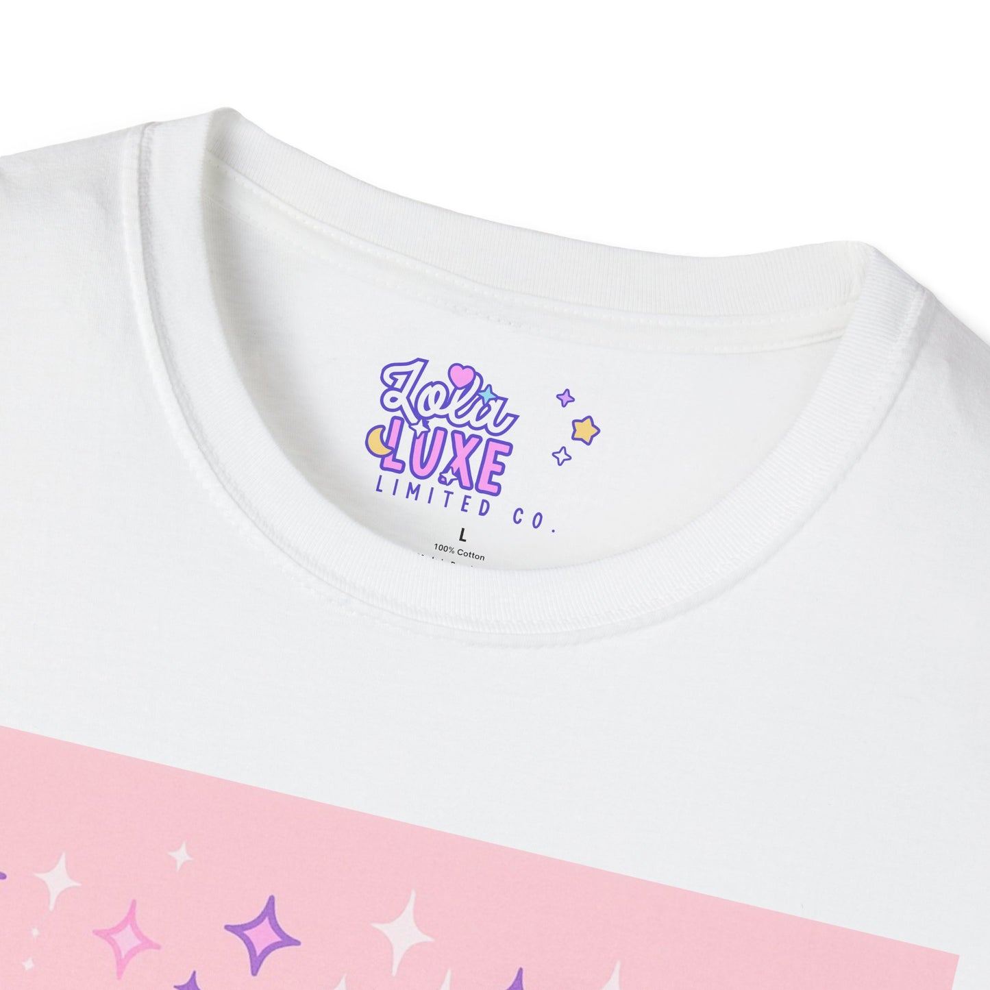 Currently Manifesting Unisex Softstyle Glam Tee - Positive Vibes for Dreamers & Creatives