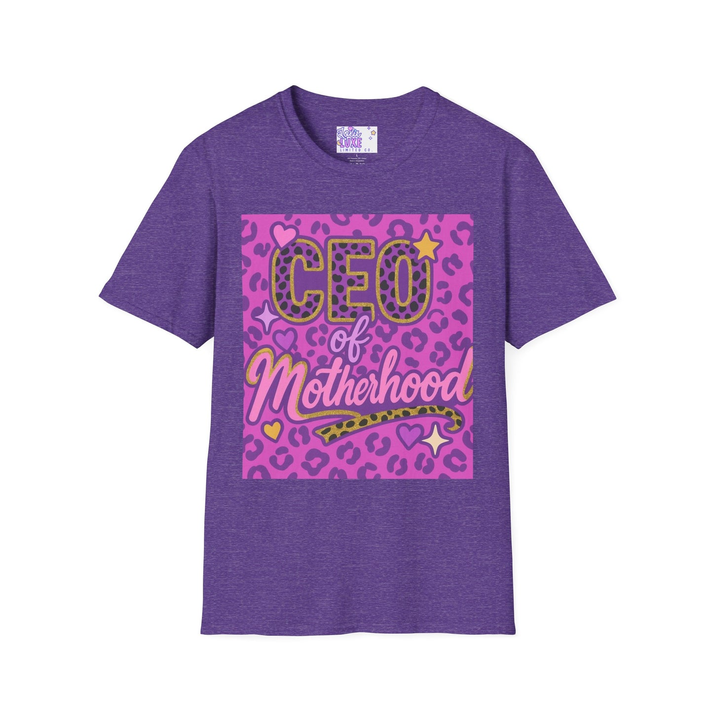 CEO of Motherhood Unisex T-Shirt - Fun & Stylish Mom Apparel Glam Tee