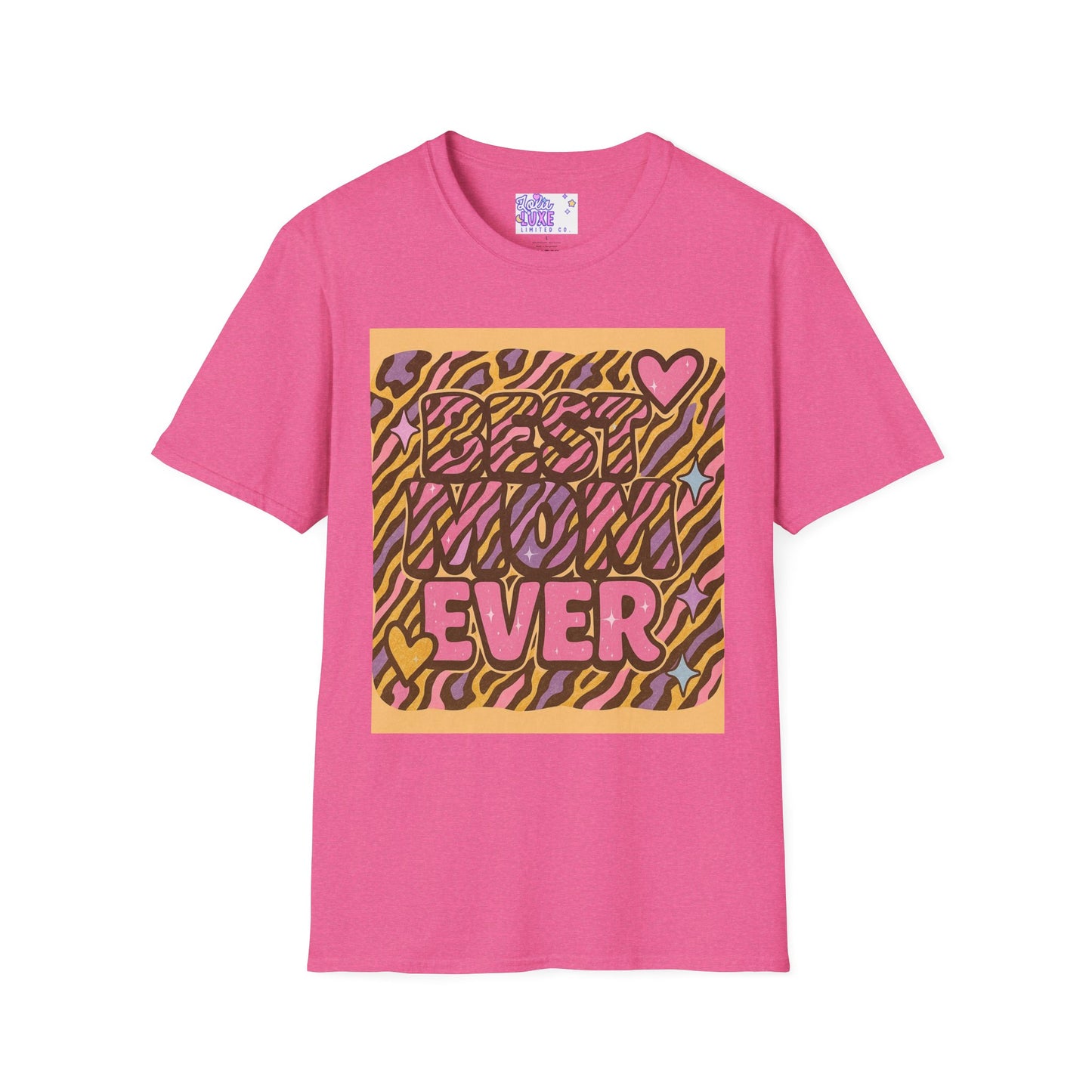 Best Mom Ever Unisex Softstyle T-Shirt - Perfect Gift for Mother's Day Glam Tee