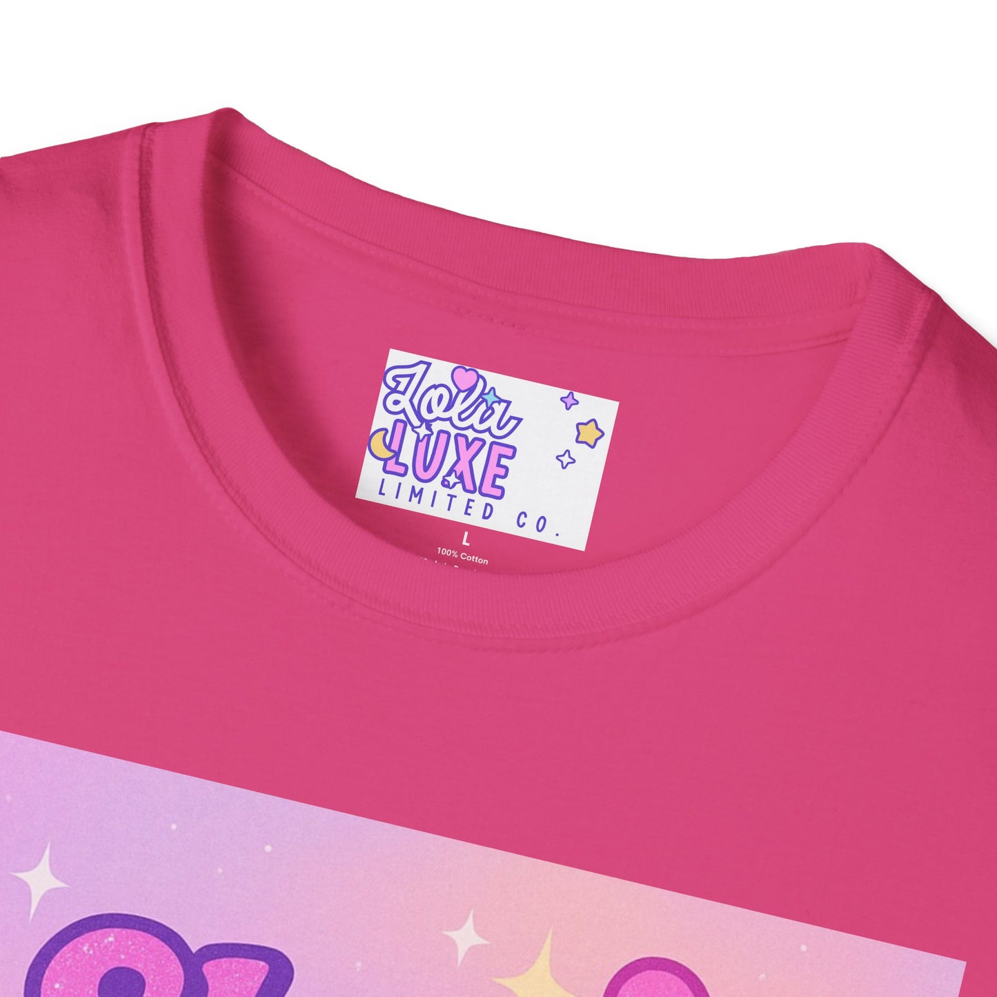 She's Booked, Blessed & Unbothered Glam Tee - Unisex Softstyle Tee for Positive Vibes