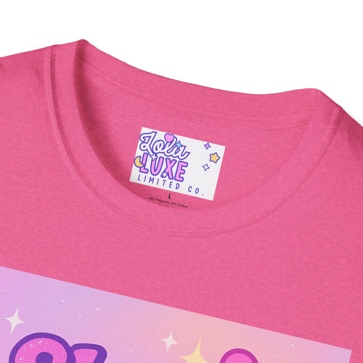 She's Booked, Blessed & Unbothered Glam Tee - Unisex Softstyle Tee for Positive Vibes
