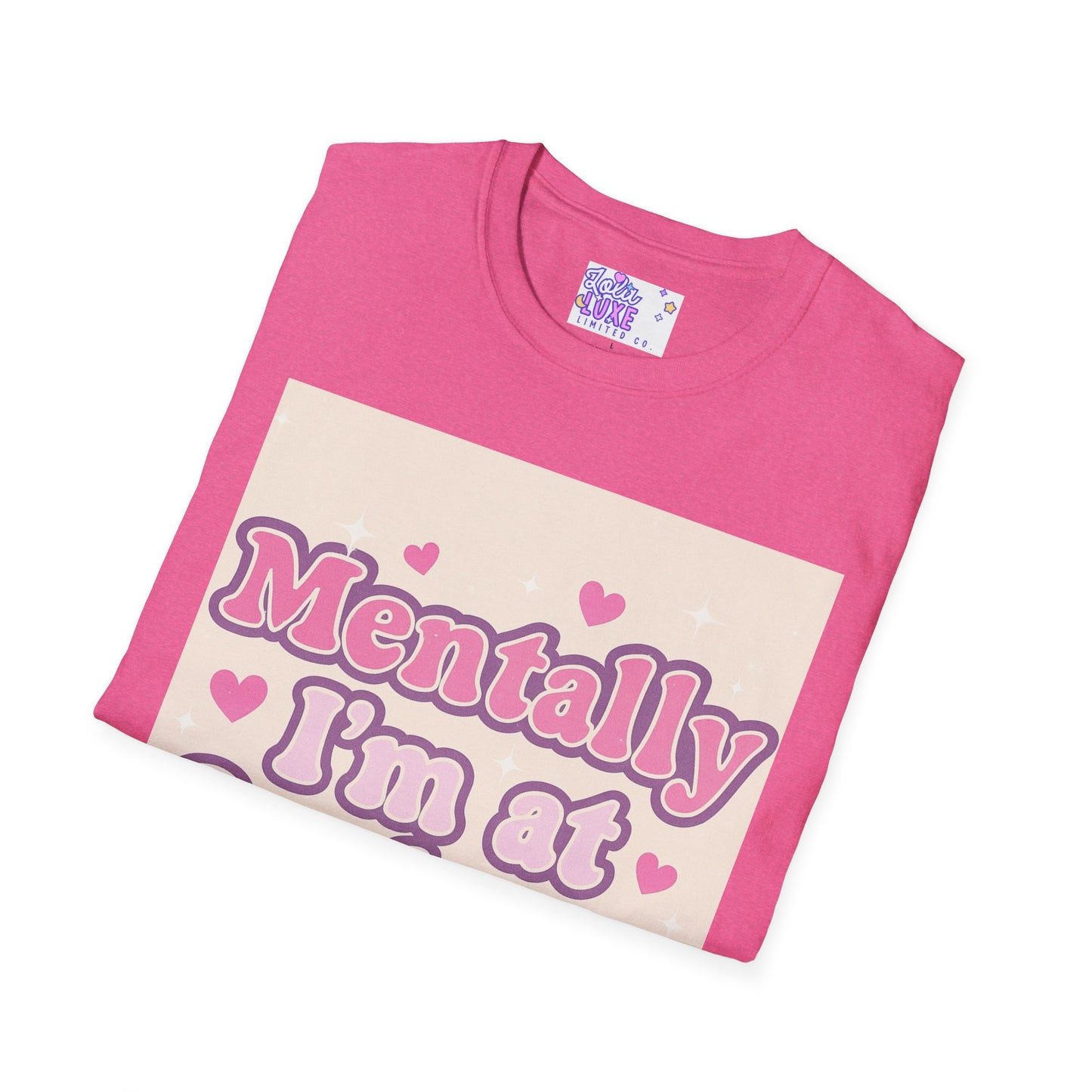 'Mentally I'm at Sephora' Unisex Softstyle T-Shirt - Glam Tee Perfect for Beauty Lovers