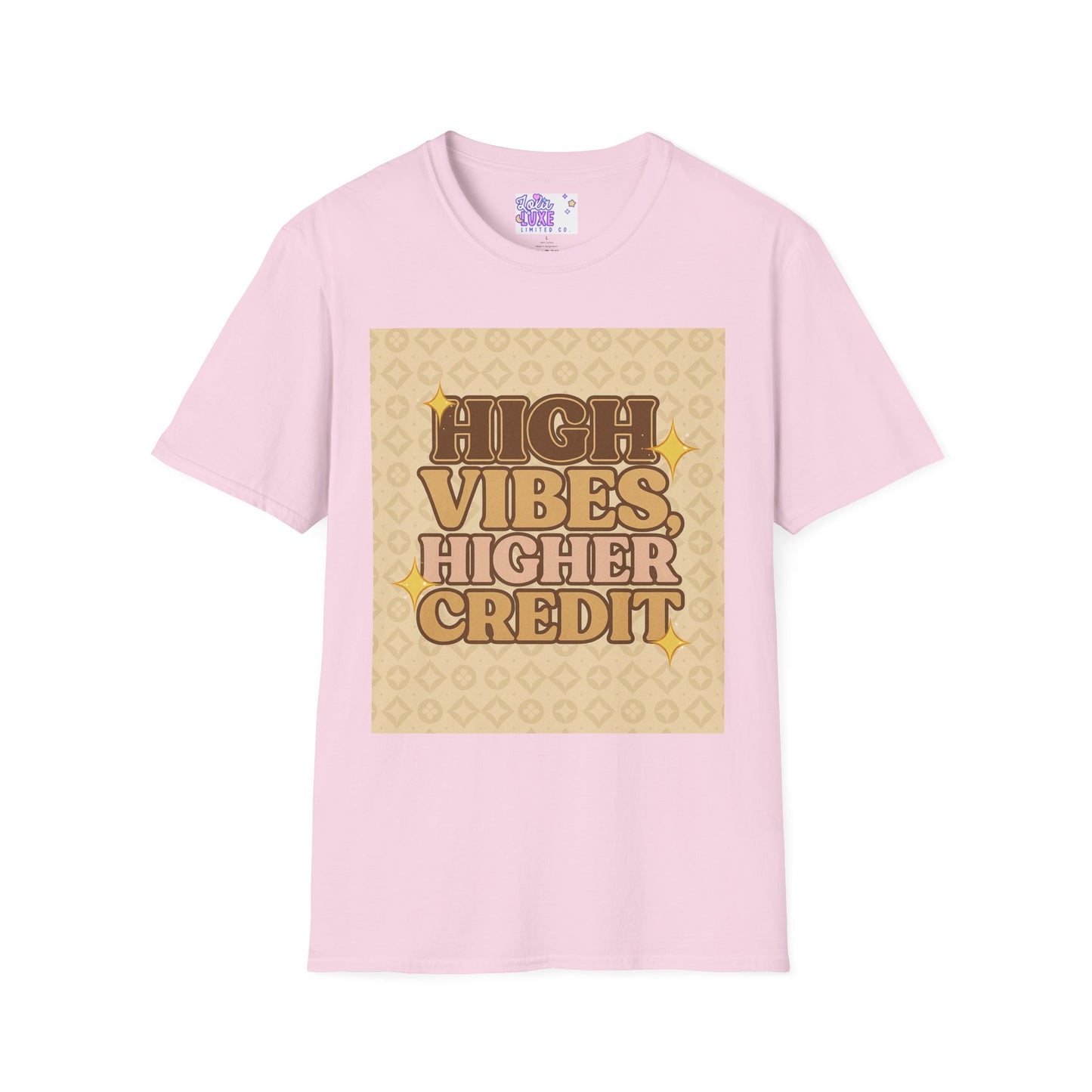 High Vibes Higher Credit Unisex Softstyle T-Shirt